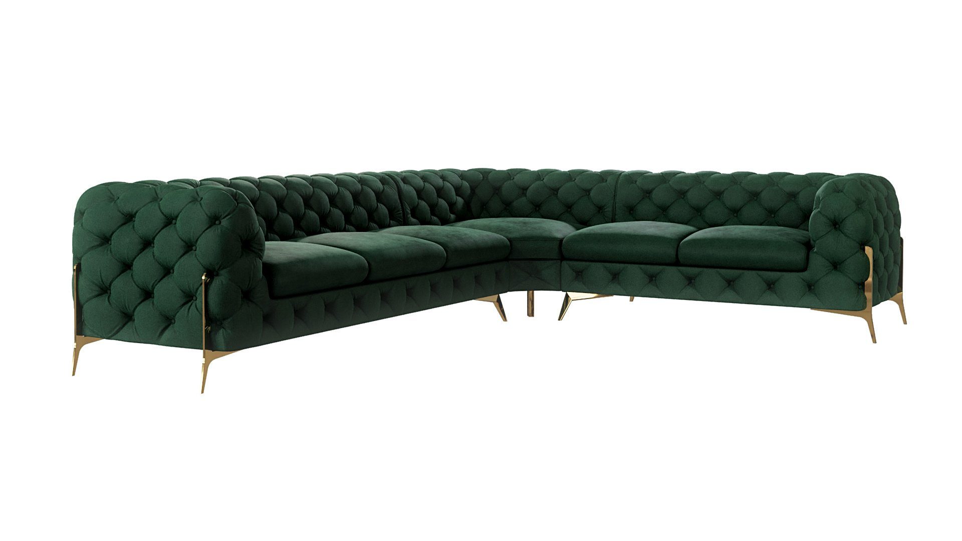 S-Style Möbel Ecksofa Ashley, Chesterfield mit günstig online kaufen
