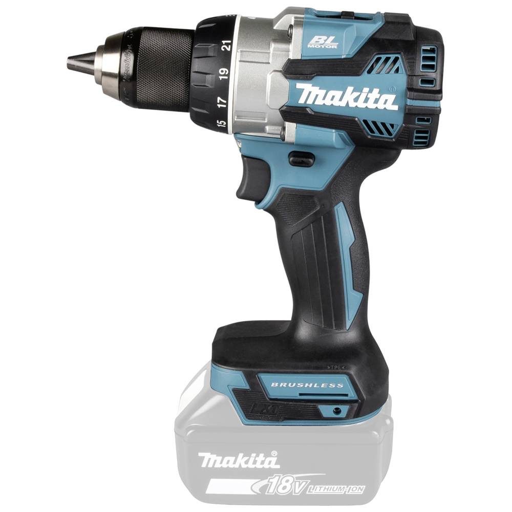 Thumbnail - Makita Akku-Bohrschrauber Akku-Bohrschrauber 18V (ohne Akku, ohne Ladegerät, bürstenlos, ohne Akku, ohne Ladegerät