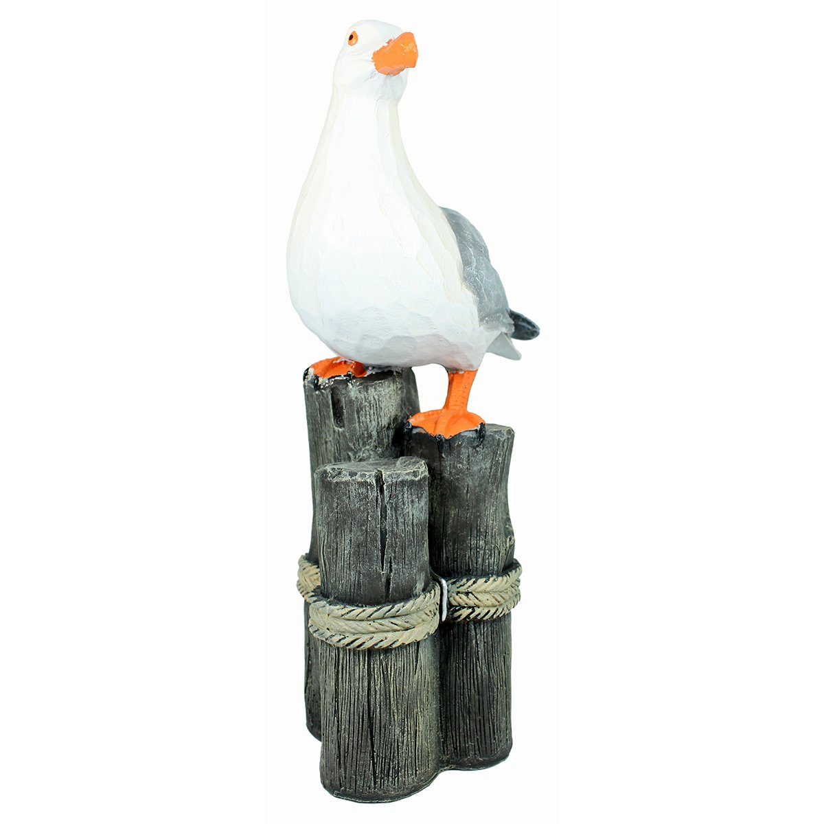 colourliving Gartenfigur Möwe auf Poller Deko günstig online kaufen