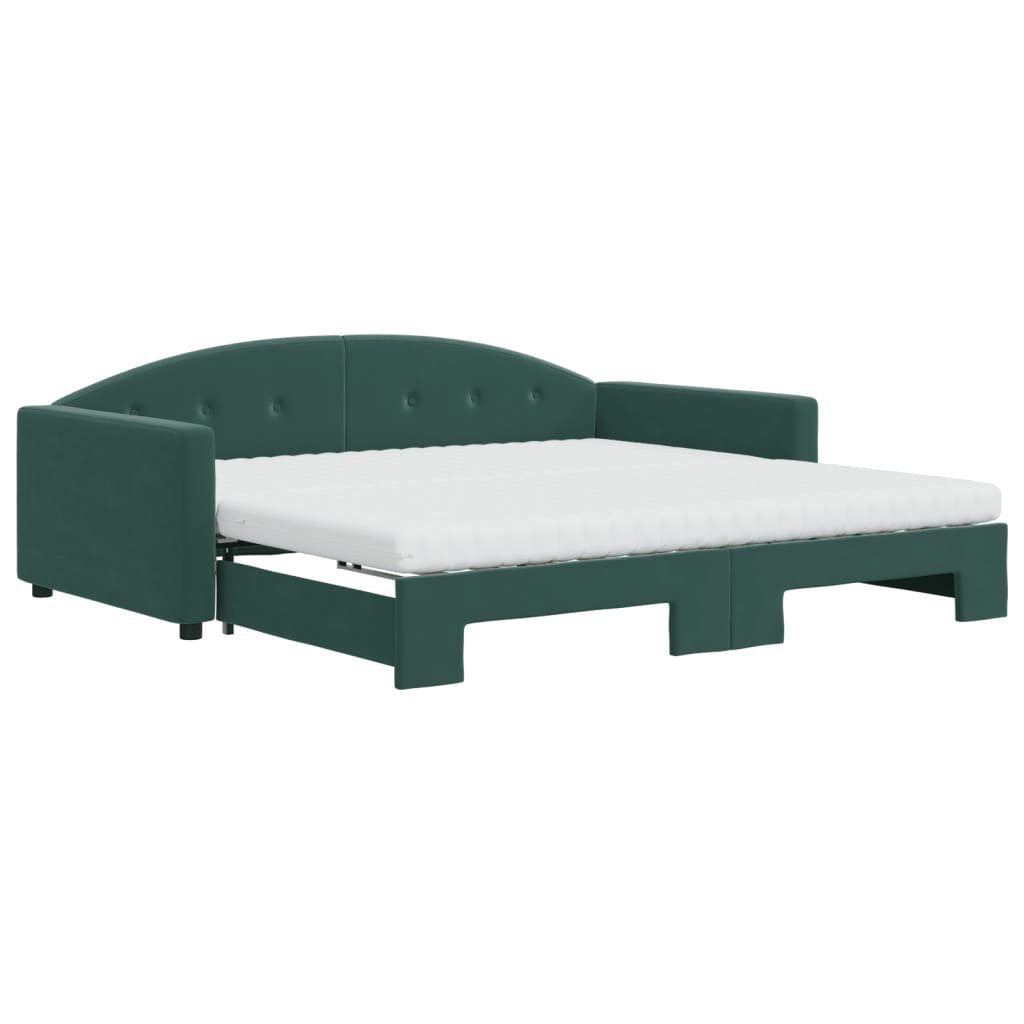 vidaXL Bett Tagesbett Ausziehbar mit Matratzen günstig online kaufen