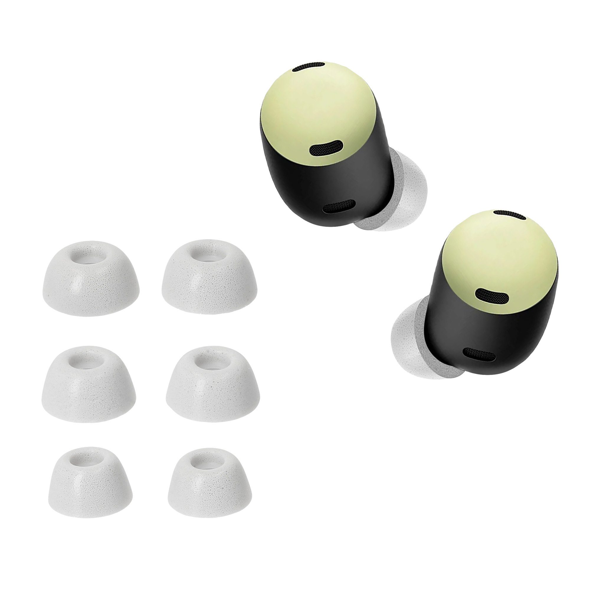 kwmobile 6x Ersatz In Ear Kopfhörer für Google Pixel Buds Pro Kopfhörer (3 Größen)