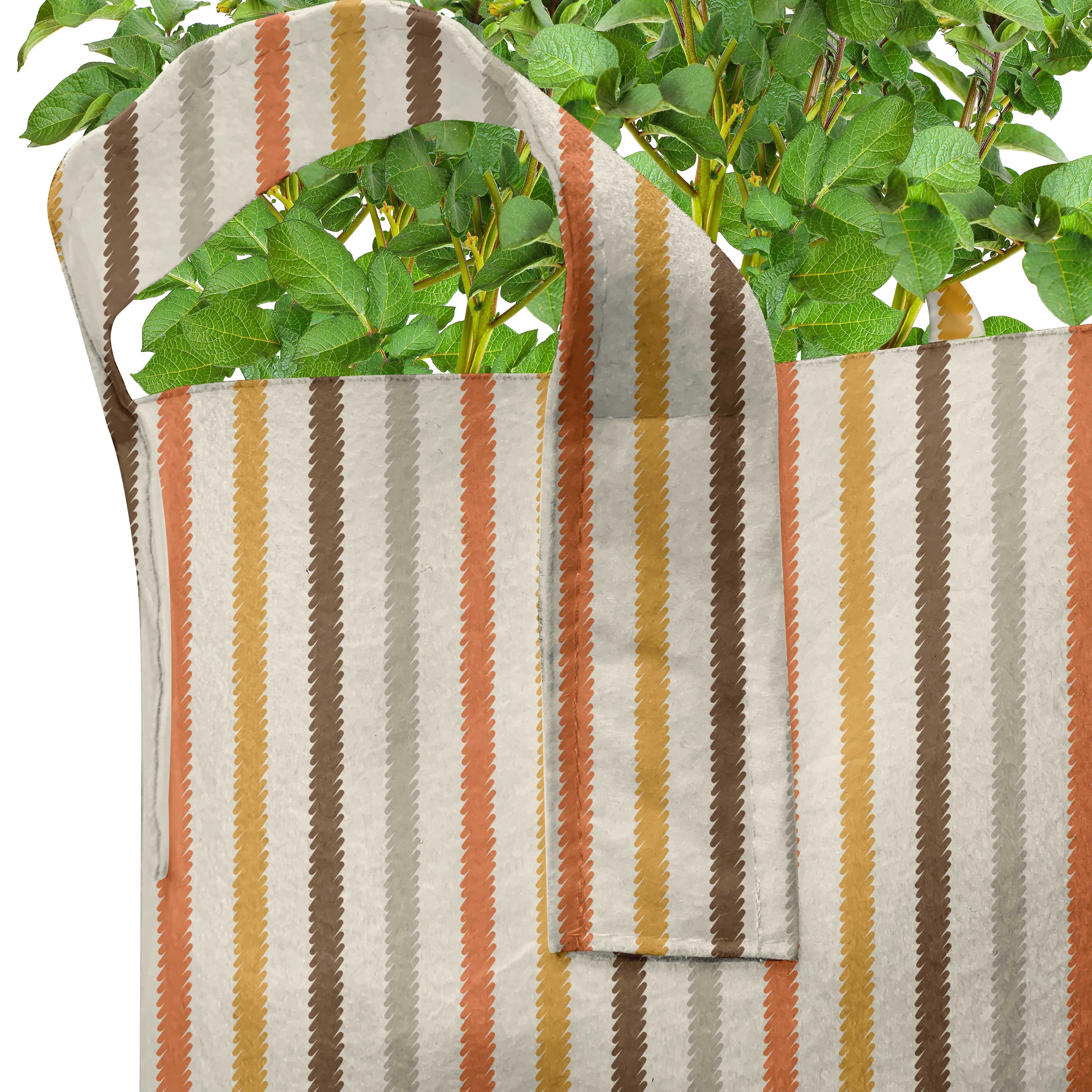 Stripes Griffen hochleistungsfähig Bunte Abakuhaus Retro für Pflanzkübel Stofftöpfe mit Pflanzen, Fashion