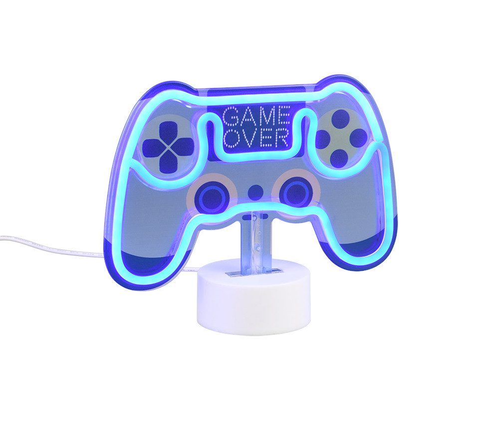 Reality Leuchten Wandleuchte Reality LED Wandleuchte Game Over Controller 23 x
