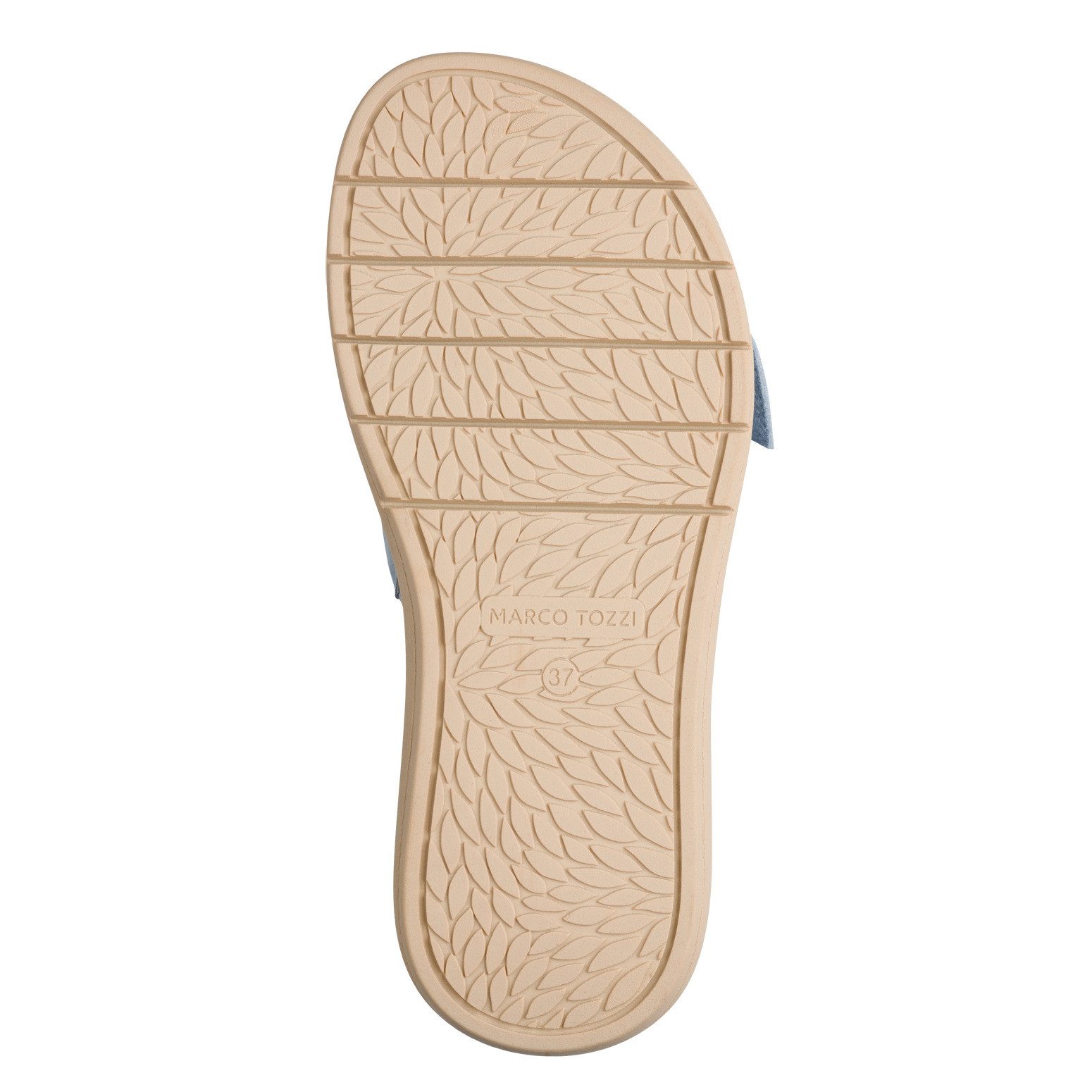 MARCO TOZZI Pantolette Keilabsatz, Schlupfschuh mit seitlichem Stretcheinsatz