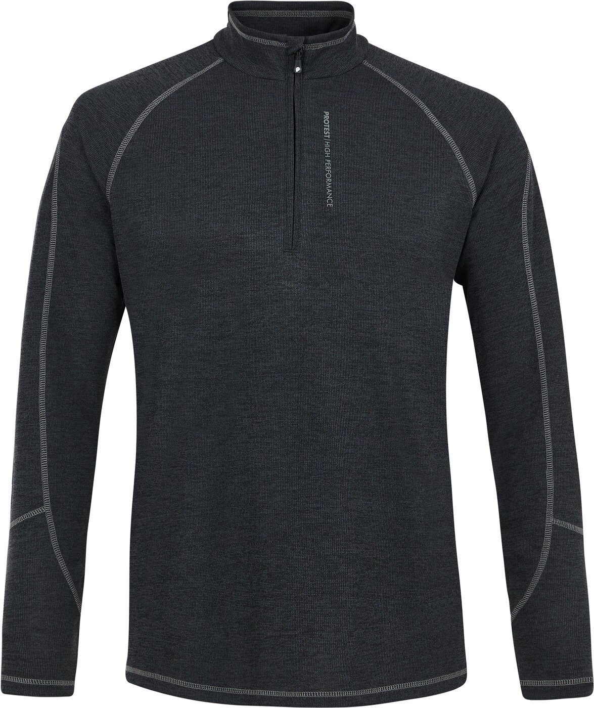 Rollkragenshirt PRTLOUISIANA 1/4 zip top True Black