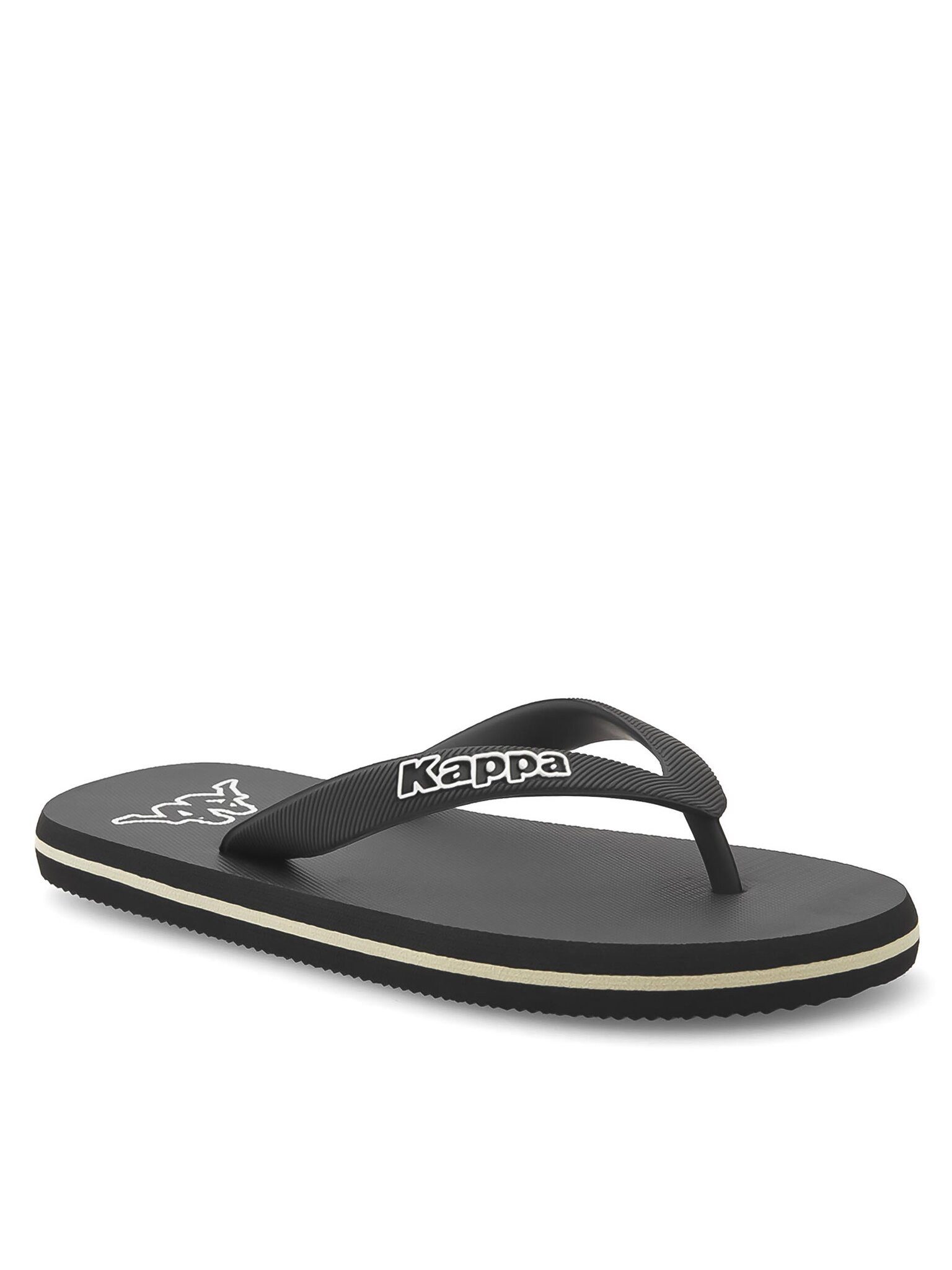 Kappa Kappa Шлепанцы Jungen Logo Mokerk 304IWT0-911 Schwarz Badesandale