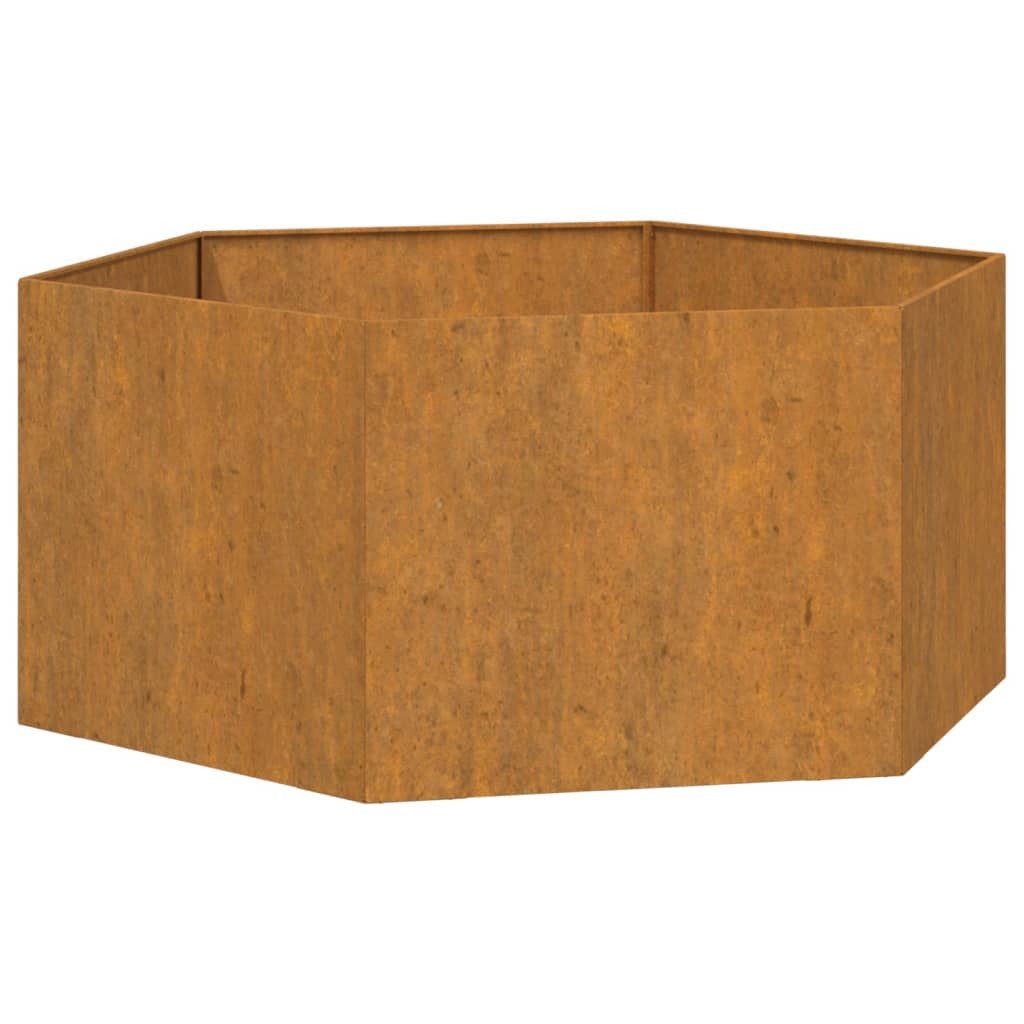 vidaXL Pflanzkübel, Pflanzkasten Rostig 90x90x45 cm günstig online kaufen