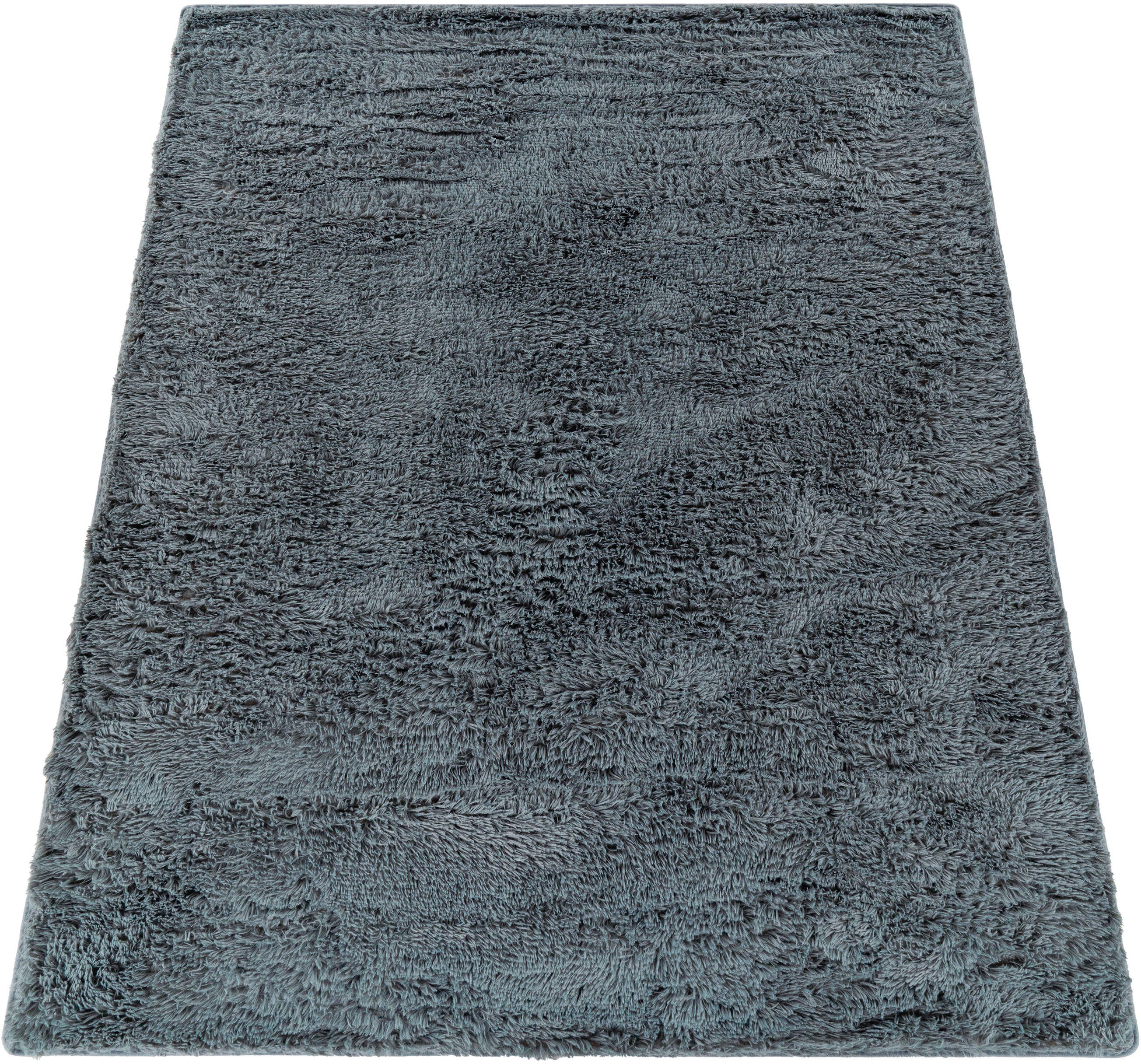 my home Hochflor-Teppich Serville, rechteckig, Höhe: günstig online kaufen