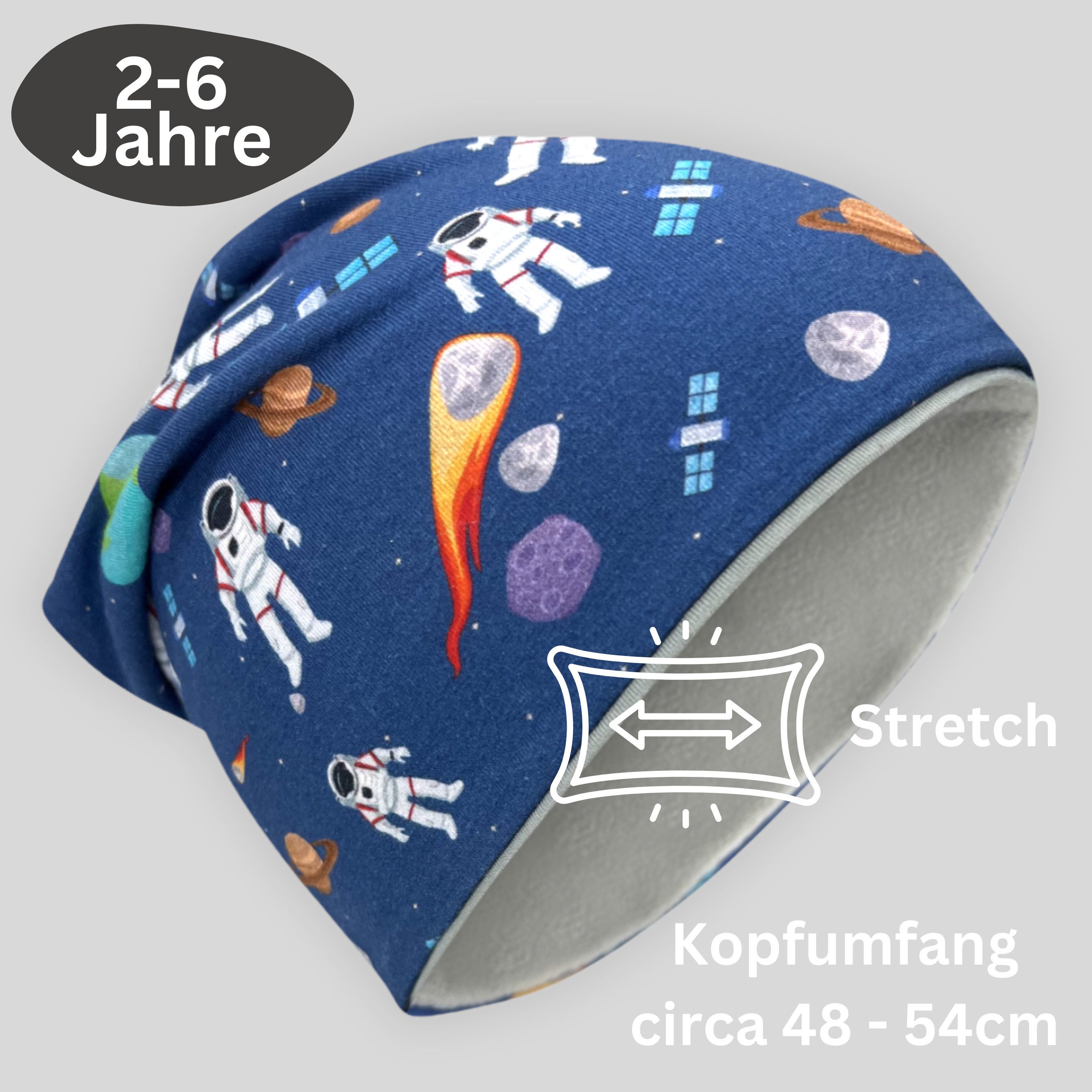 HECKBO Beanie HECKBO Kinder Mädchen Jungen Beanie Mütze & Loop-Schal Set