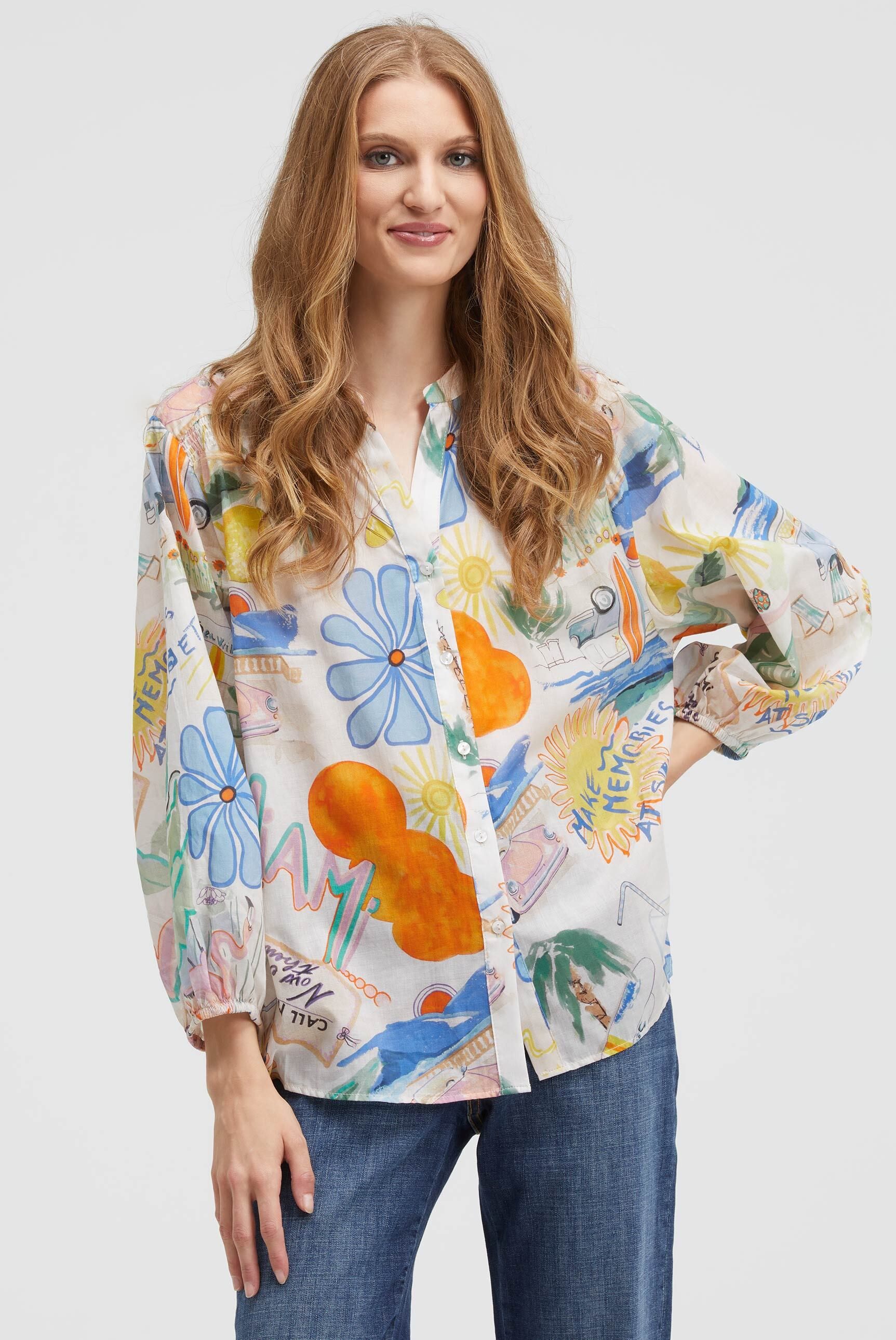 Smith & Soul Langarmbluse aus Baumwolle