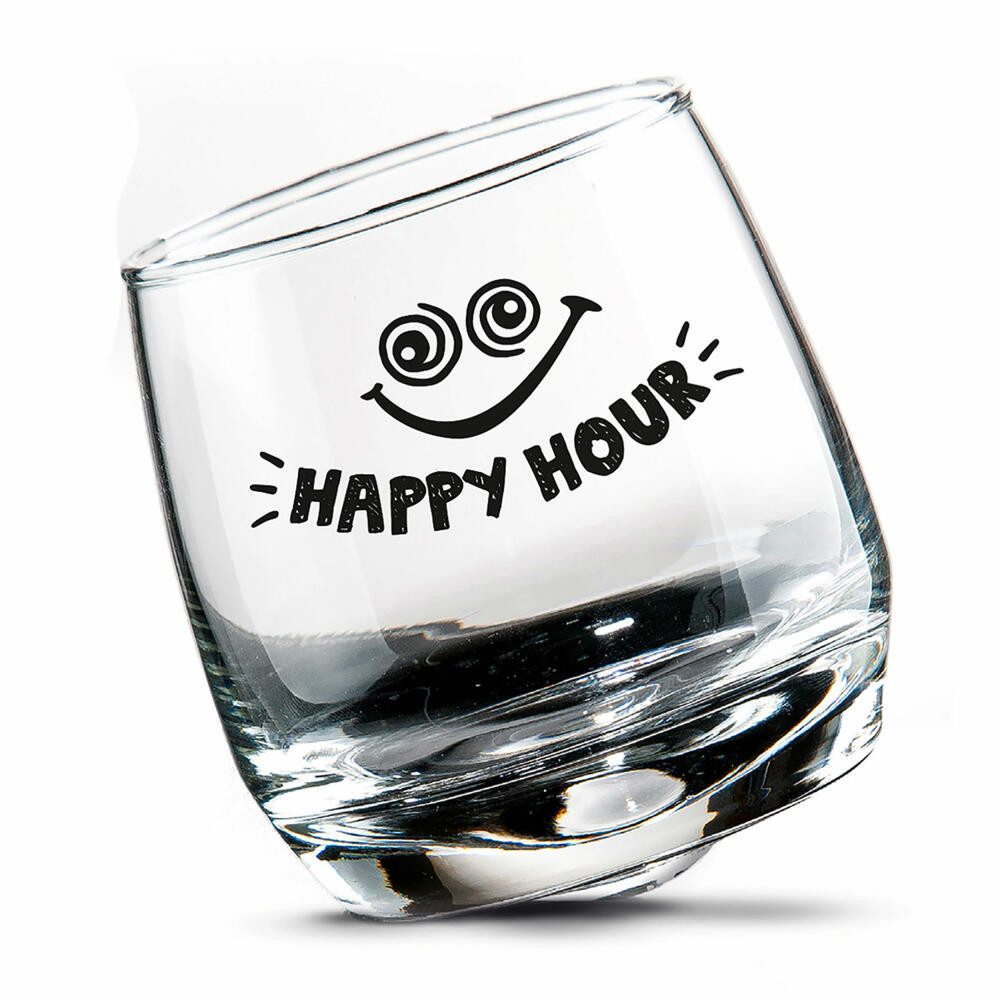 GILDE Glas Wackelglas Happy, 2er Set, Glas