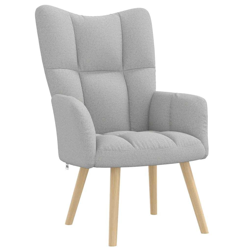 vidaXL Sessel Relaxsessel Wolkengrauer Stoff (1-St) günstig online kaufen
