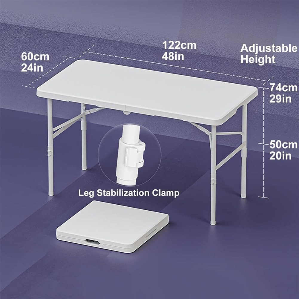 GarveeMore Schreibtisch Campingtisch Klappbar Gartentisch Leichter Klapptisch Mit Tragegriff