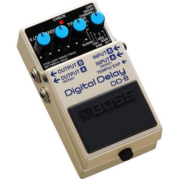 BOSS Musikinstrumentenpedal, DD-8 Digital Delay - Effektgerät für Gitarren