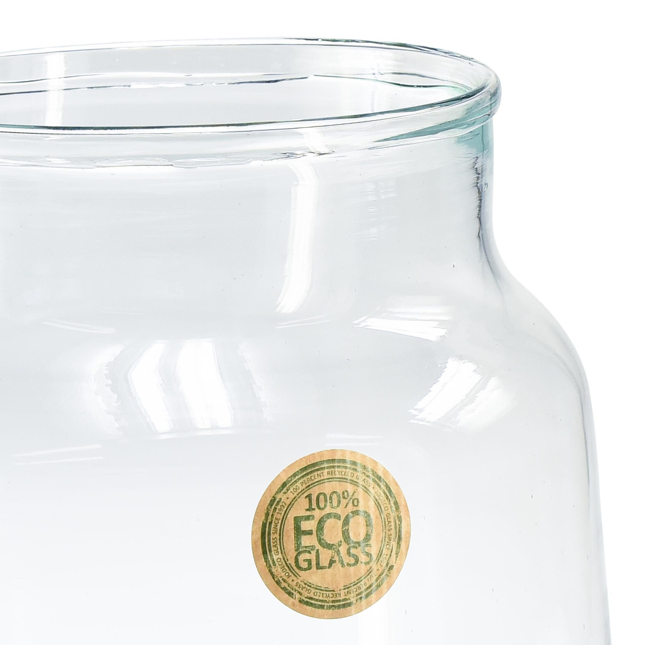 Florists Products Tischvase Deko Glas Vase Retro Blumenvase klar Ø22,5cm H29cm