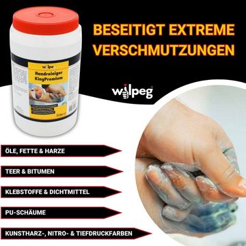 wilpeg® Handcreme Handreiniger KingPremium + Spender, Handwaschpaste, reinigt & pflegt