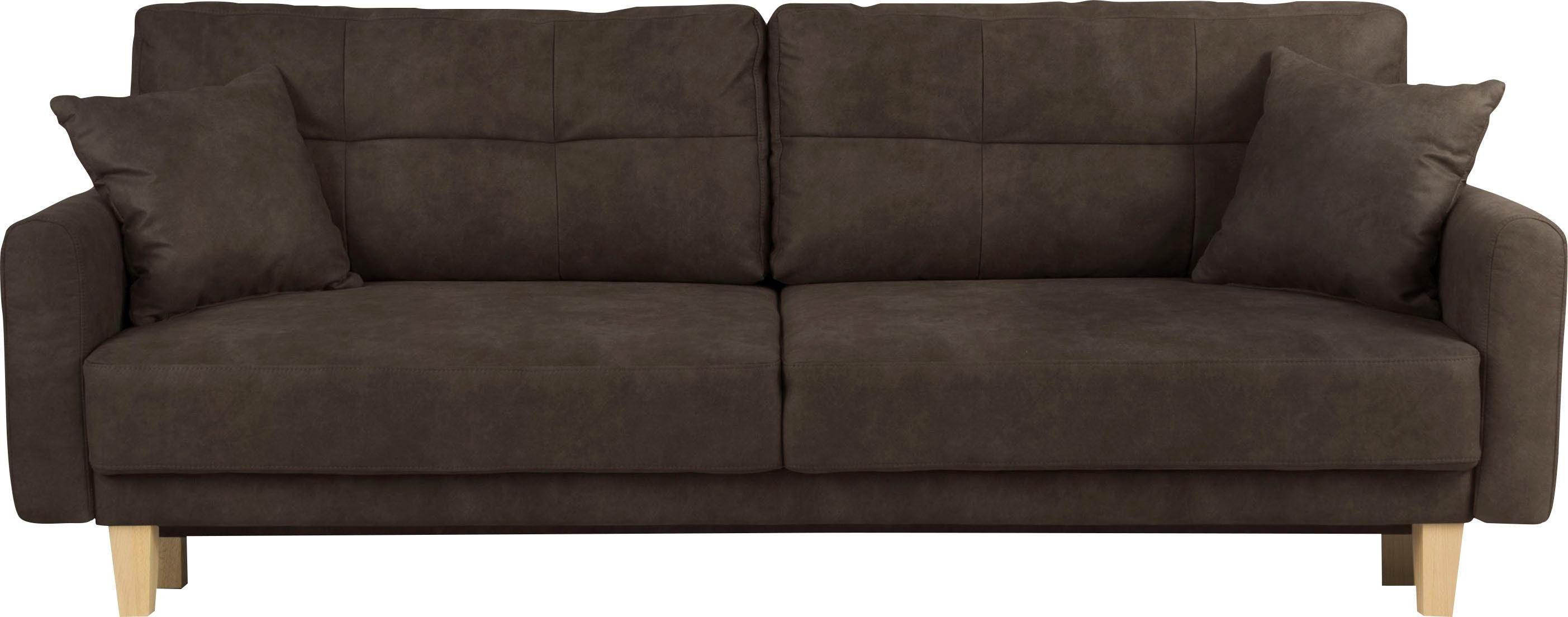 Home affaire 3-Sitzer TRIPLO optionale Schlafsofa günstig online kaufen