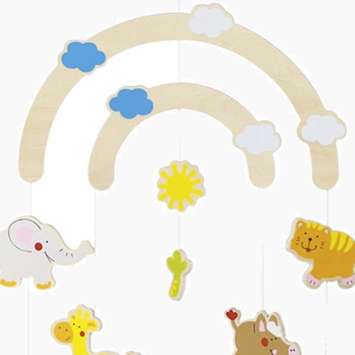goki Mobile Mobile Dschungelfreunde, (packung, 12-tlg., set), dekorative Ergänzung für das Kinderzimmer