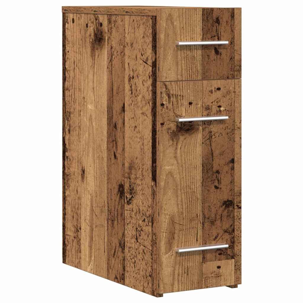 vidaXL Apothekerschrank Apothekerschrank 20 x 45,5 x 60 cm Holzwerkstoff Altholz (1-St)