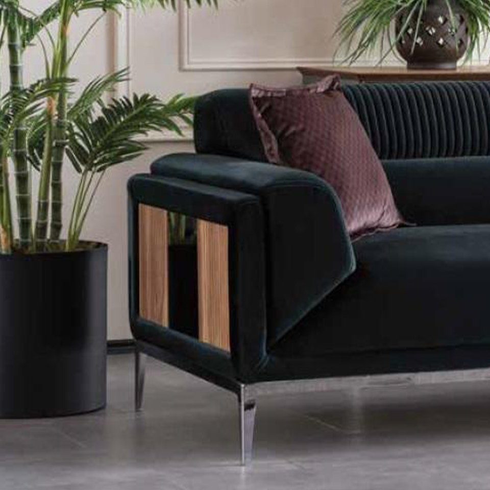 JVmoebel Sofa Moderne Europe Sofagarnitur Made in Polstermöbel, Neue 3+3+1 Lila