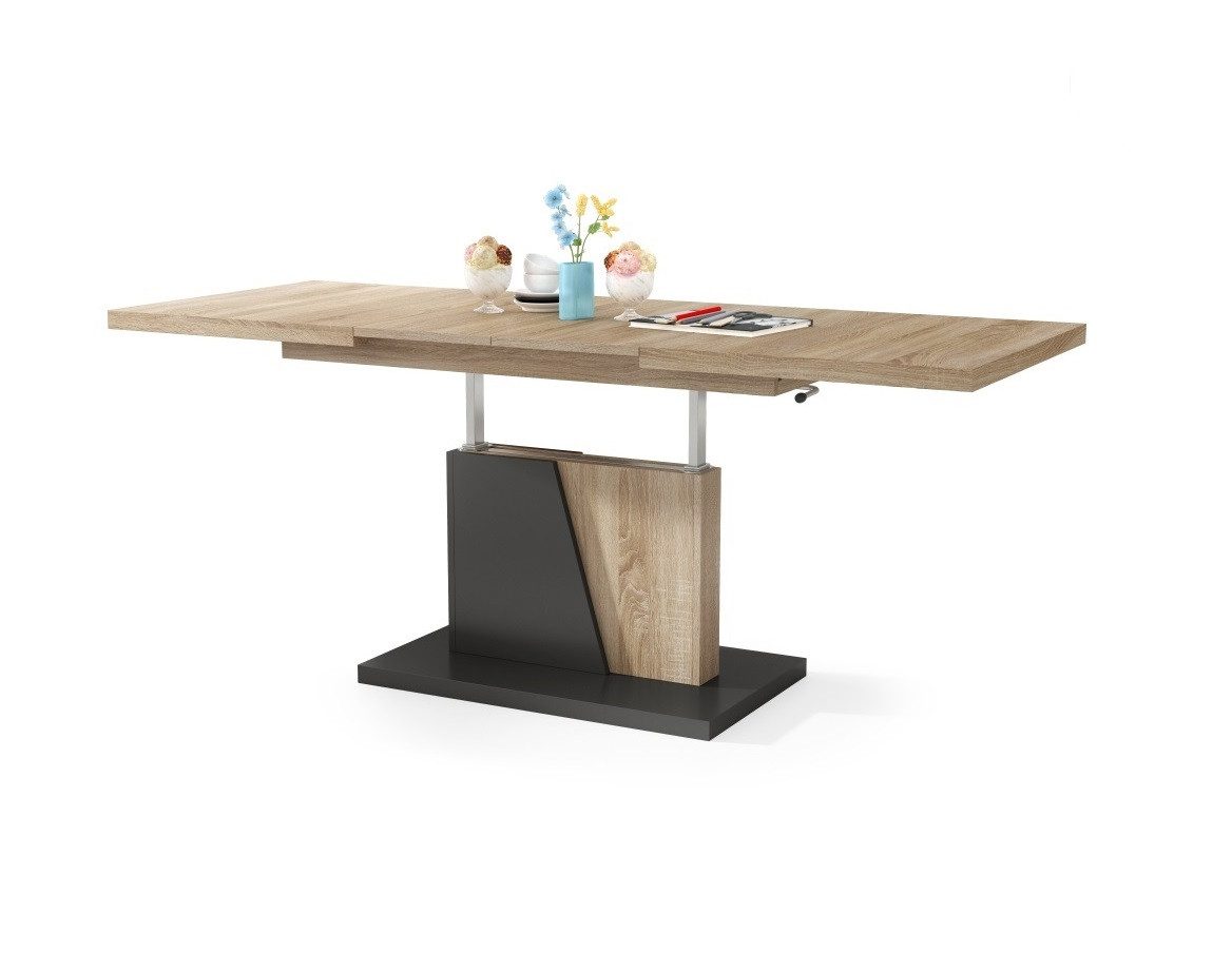 Mazzoni Couchtisch Grand Noir Sonoma Eiche günstig online kaufen