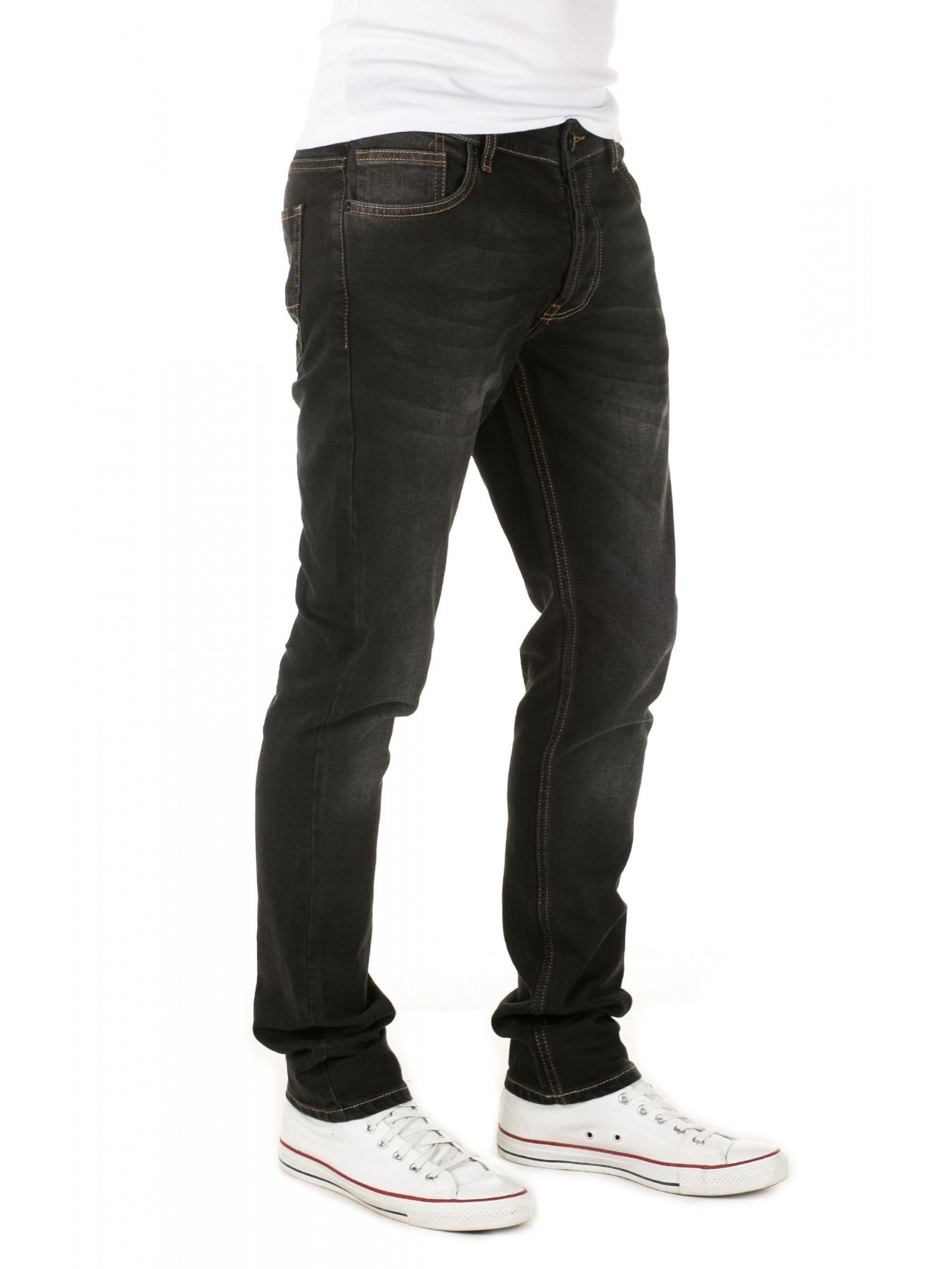 303) (gravel Edvin Yazubi Jeans grey Grua Slim-fit-Jeans