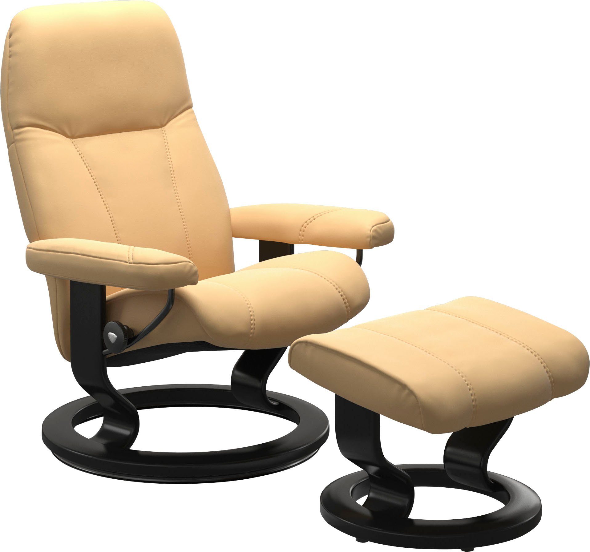 Stressless® Relaxsessel Consul, Gestell mit Größe Schwarz Classic L, Base