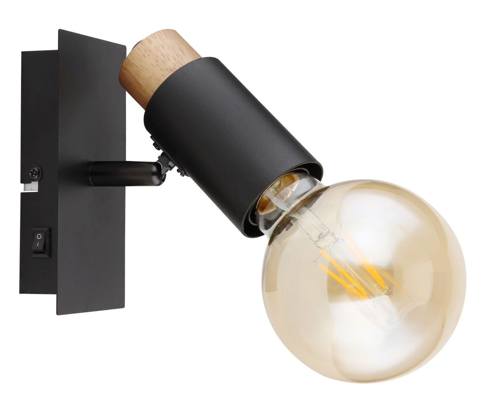GLOBO mit Globo Schalter Wandleuchte Wandlampe Innen Wohnzimmer Wandleuchte