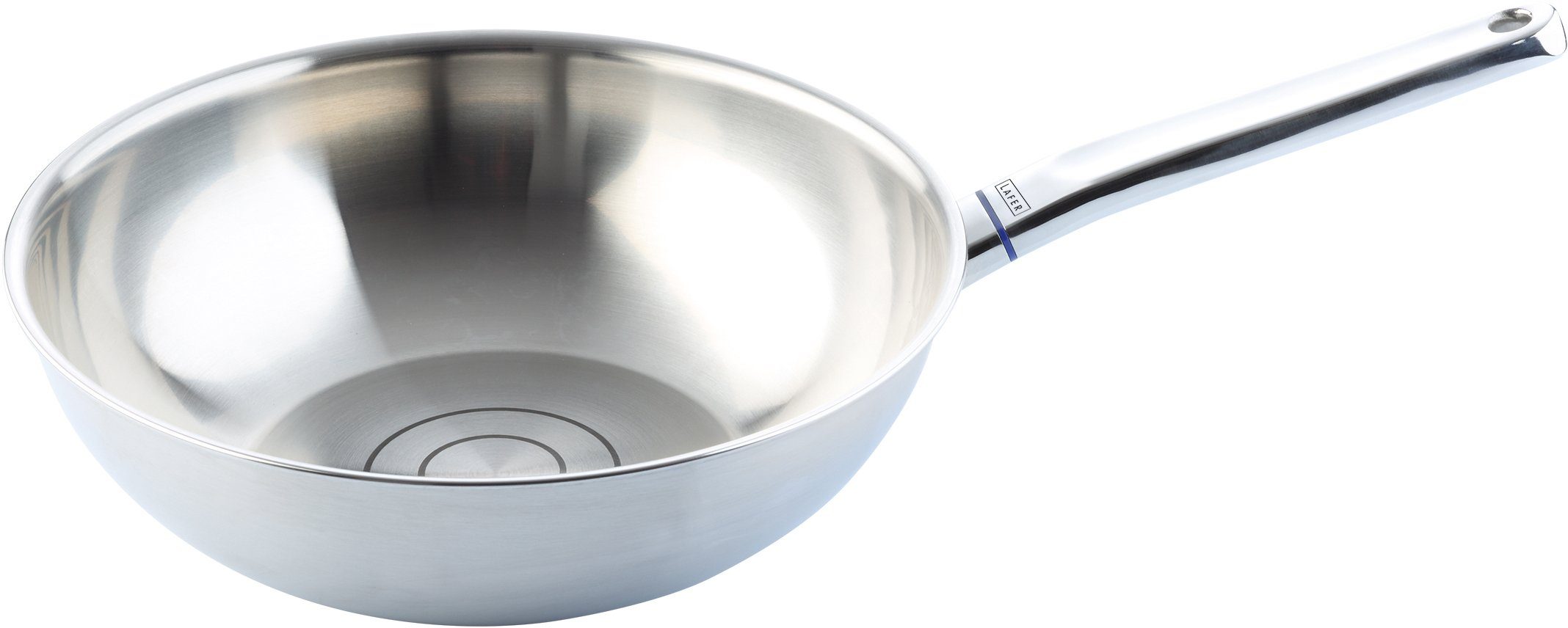 Johann Lafer Wok Lafer, Edelstahl 18/10 (1-tlg), Ø 28 cm, Induktion | Woks