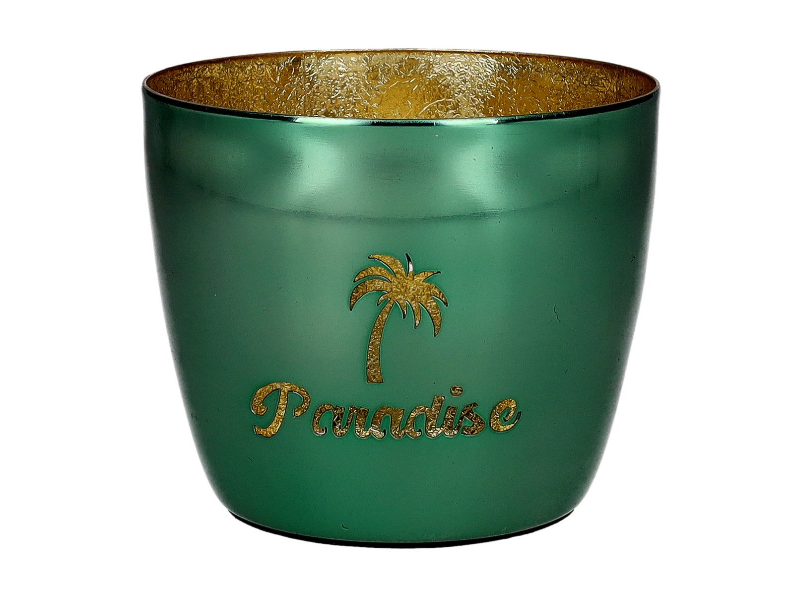 Giftcompany Windlicht Madras Windlicht M Paradise hellgrün/gold 8,5cm
