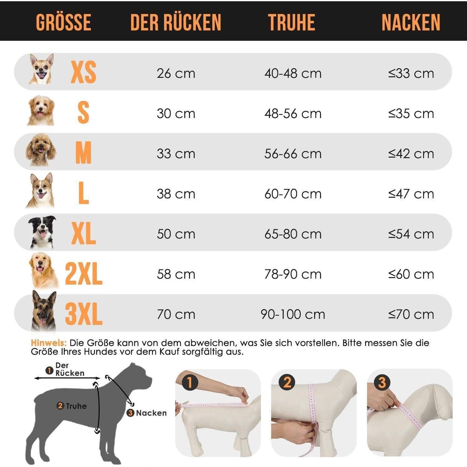 LuxusKollektion Hunderegenmantel Hunderegenmantel wasserdicht Kapuze Reflexstreifen XXXL Orange