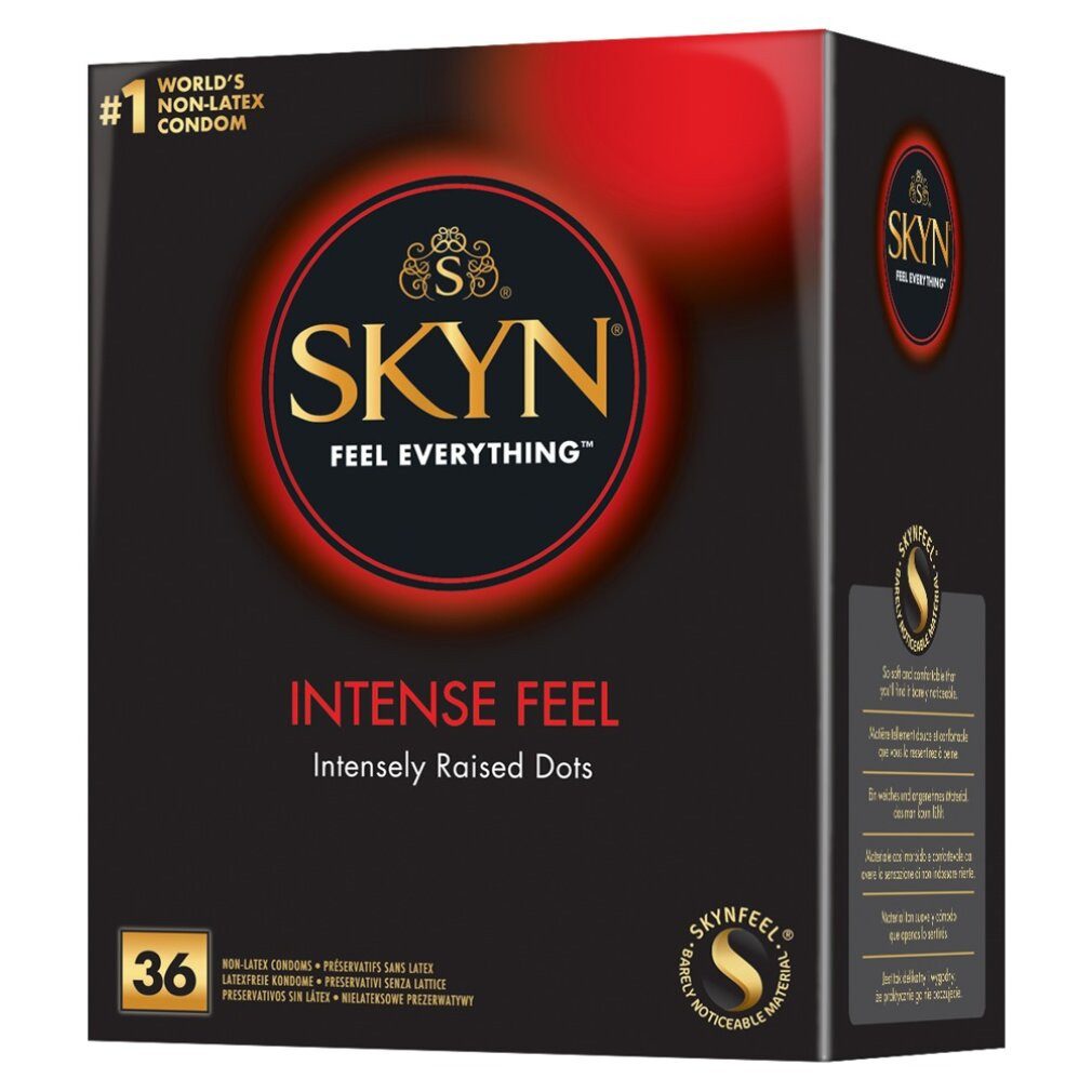 SKYN Kondome UNIMIL Feel Everything Feel Intense Nicht-Latex-Kondome 36 Stk.