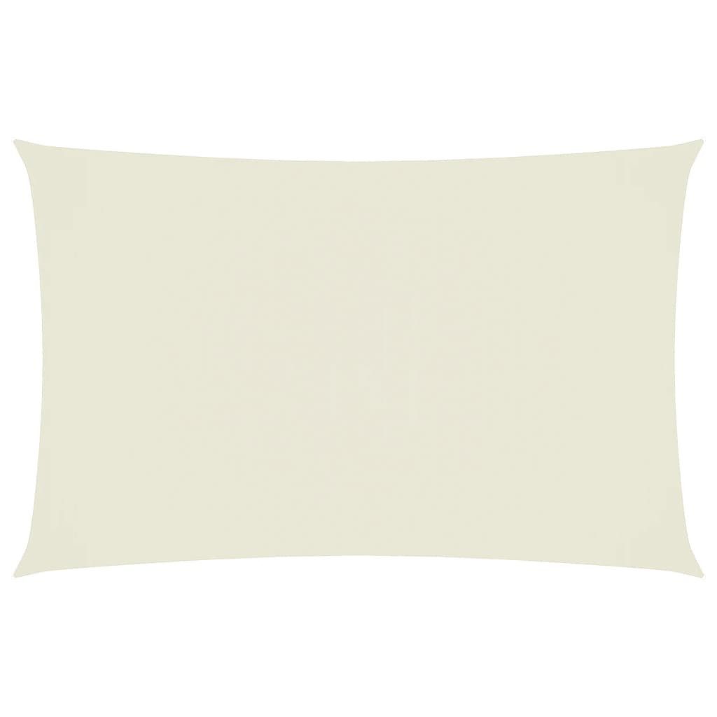 Sonnensegel Sonnensegel Oxford-Gewebe Rechteckig 4x7 m Creme