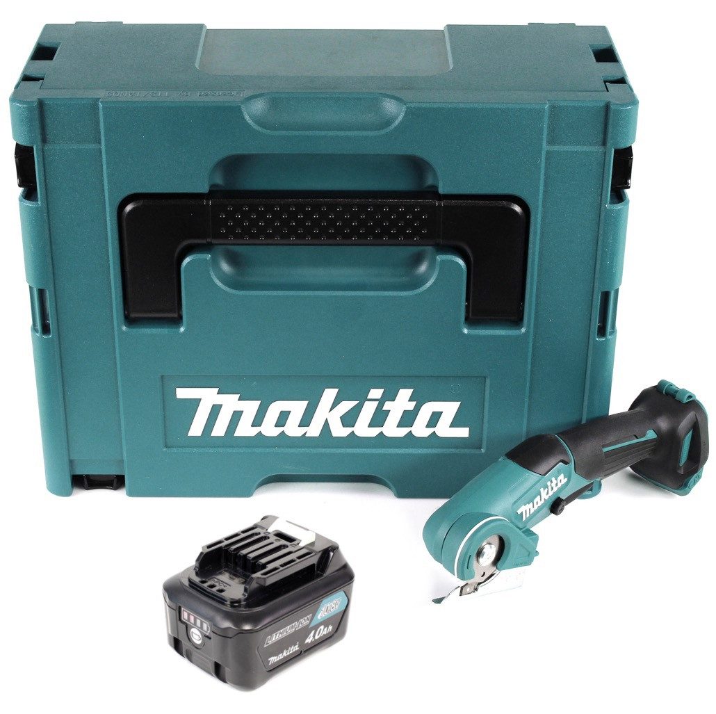 Makita Akku-Multifunktionswerkzeug CP 100 DM1J Akku Universalschere 10,8V Multi Cutter im Makpac + 1x