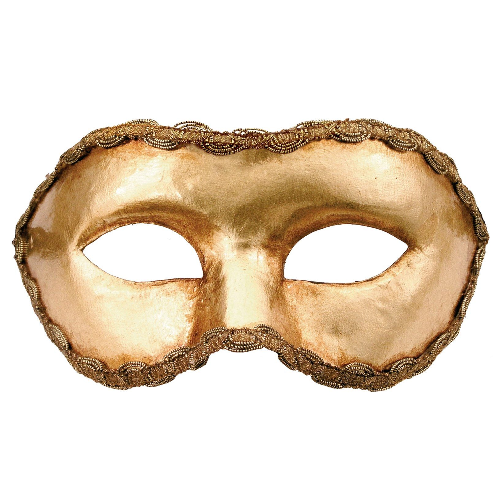 Maskworld Verkleidungsmaske Colombina oro Venezianische Maske