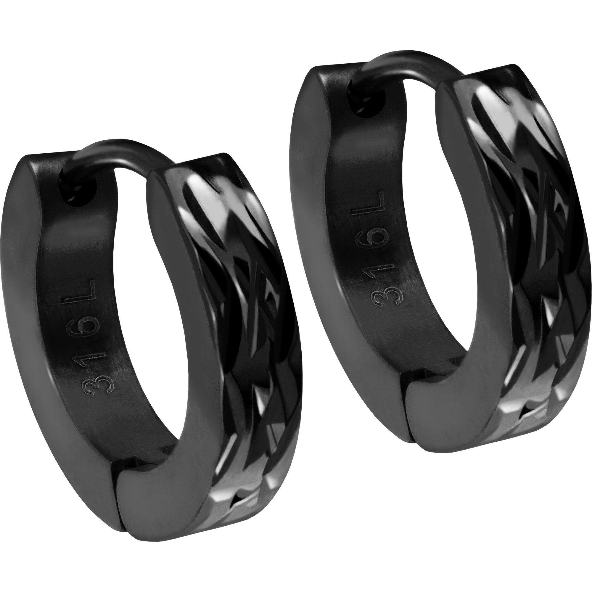 FILANGO Paar Creolen Chirurgenstahl Creolen DESIGN (Creolen, 1-tlg)