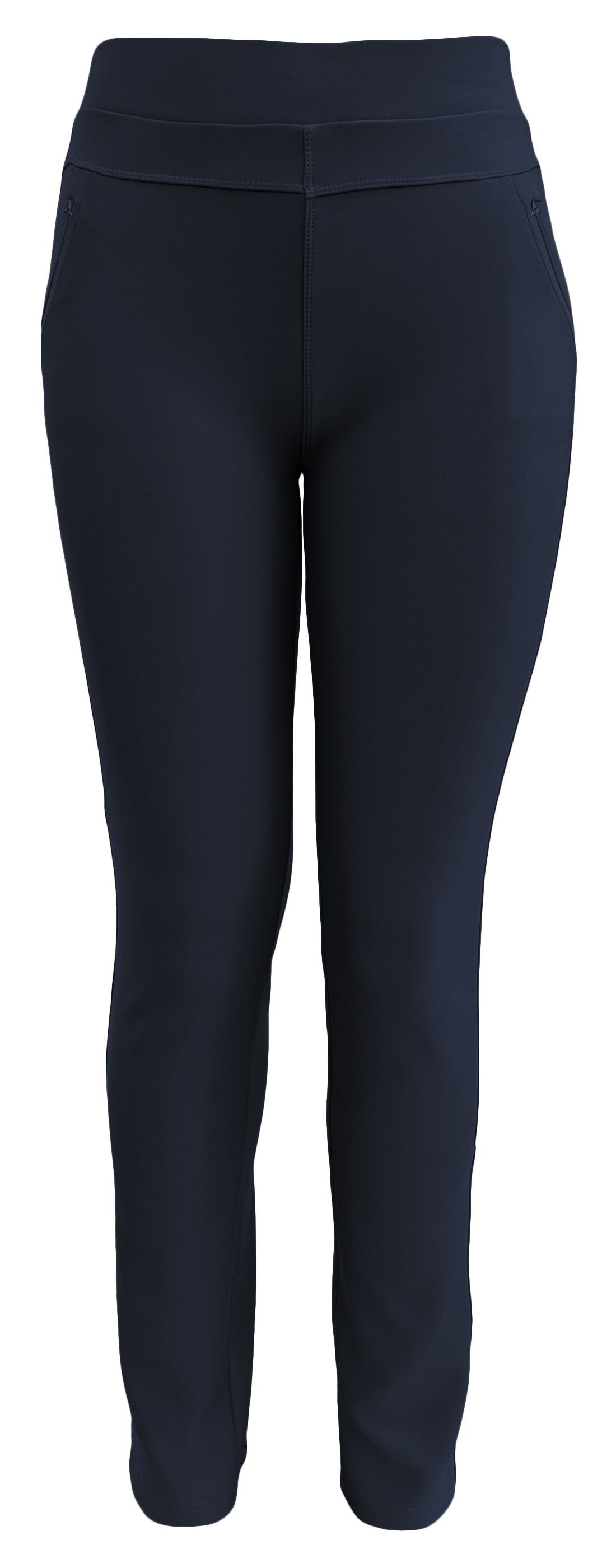 in erhältlich, (1-tlg) Komfortbund großen Haus- mit modernes Aurela Basic Damenmode Design, Leggings Größen oder Marine Classic Schlupfhose angenehme Freizeithose Damen auch