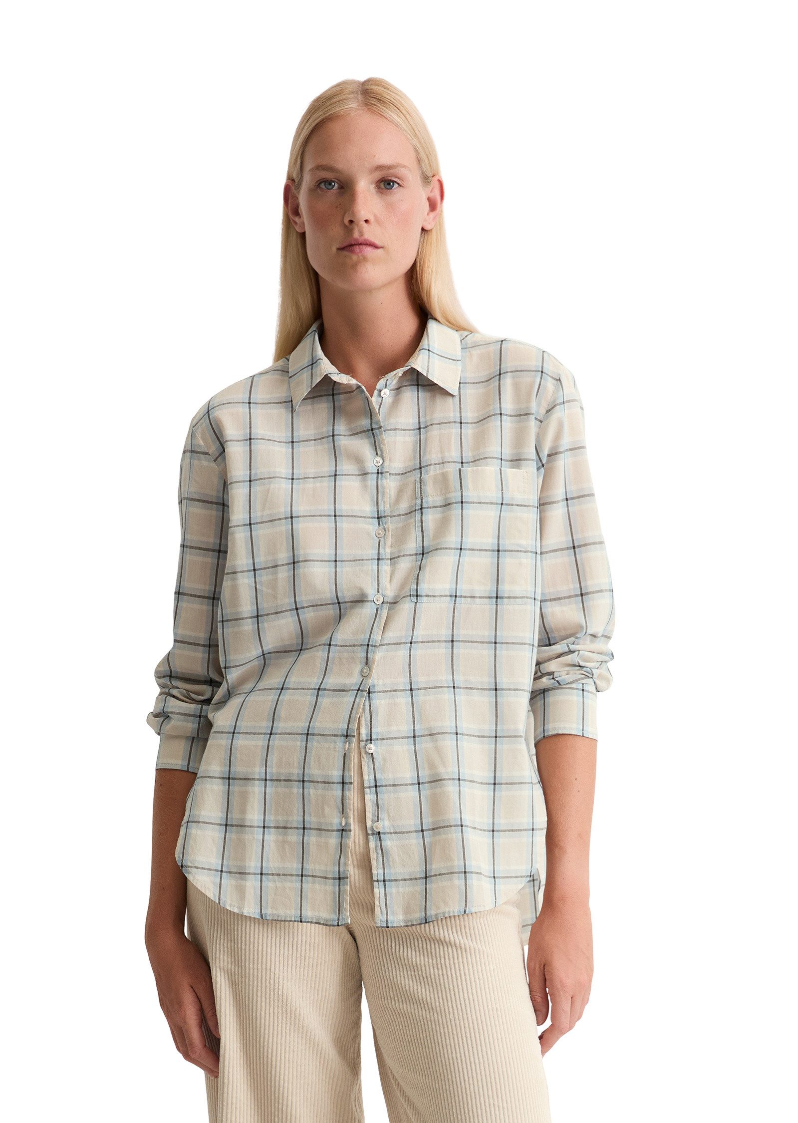 Marc O'Polo Langarmbluse aus Baumwoll-Voile günstig online kaufen