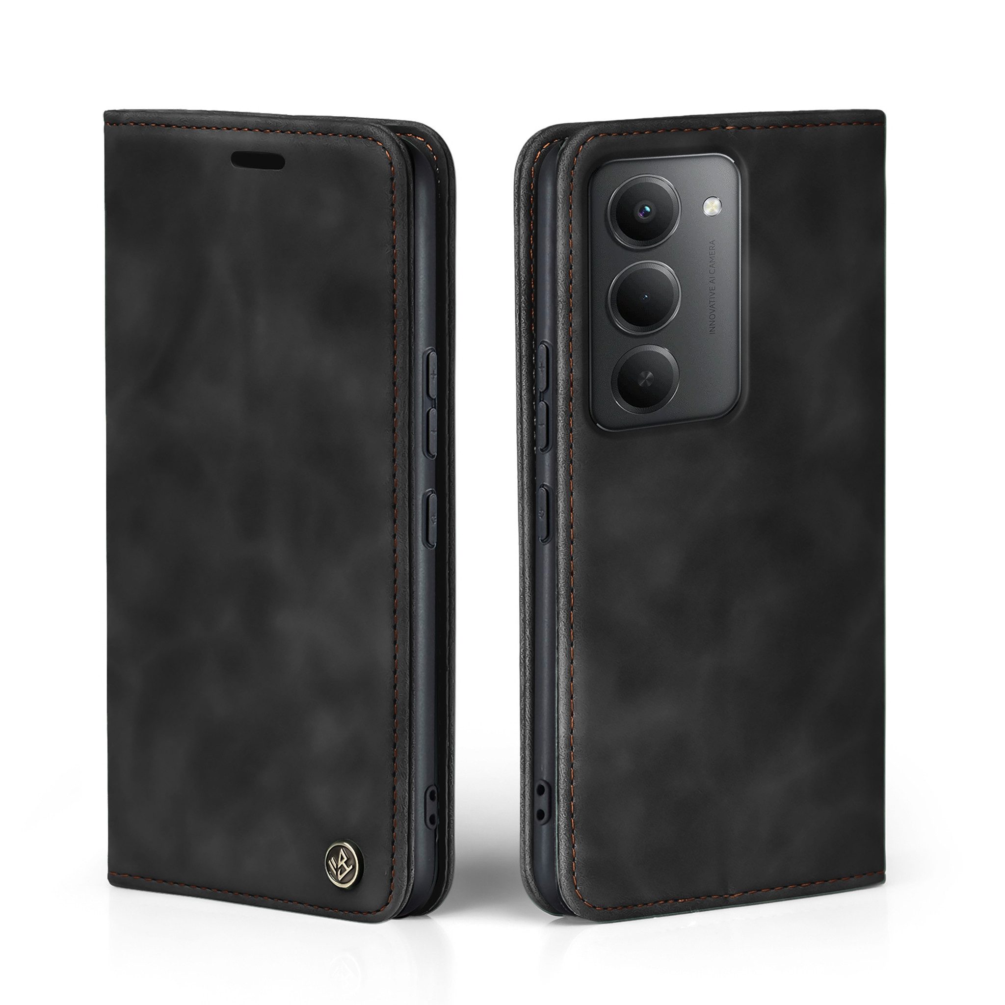 Tec-Expert Handyhülle Tasche Hülle für Xiaomi Redmi 15 / 15 5G 6.9 Zoll, 6,9", Cover Klapphülle Case mit Kartenfach Fliphülle aufstellbar