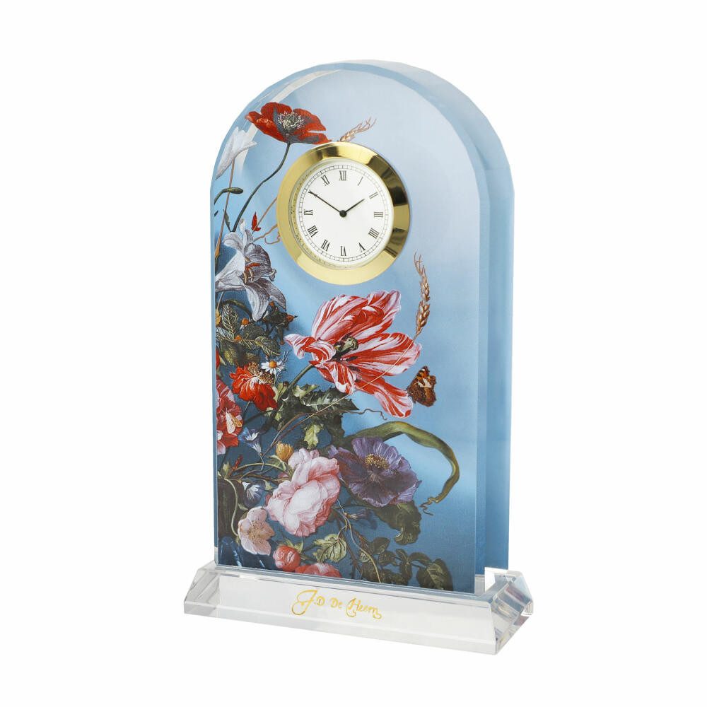 Goebel Tischuhr De Heem - Sommerblumen