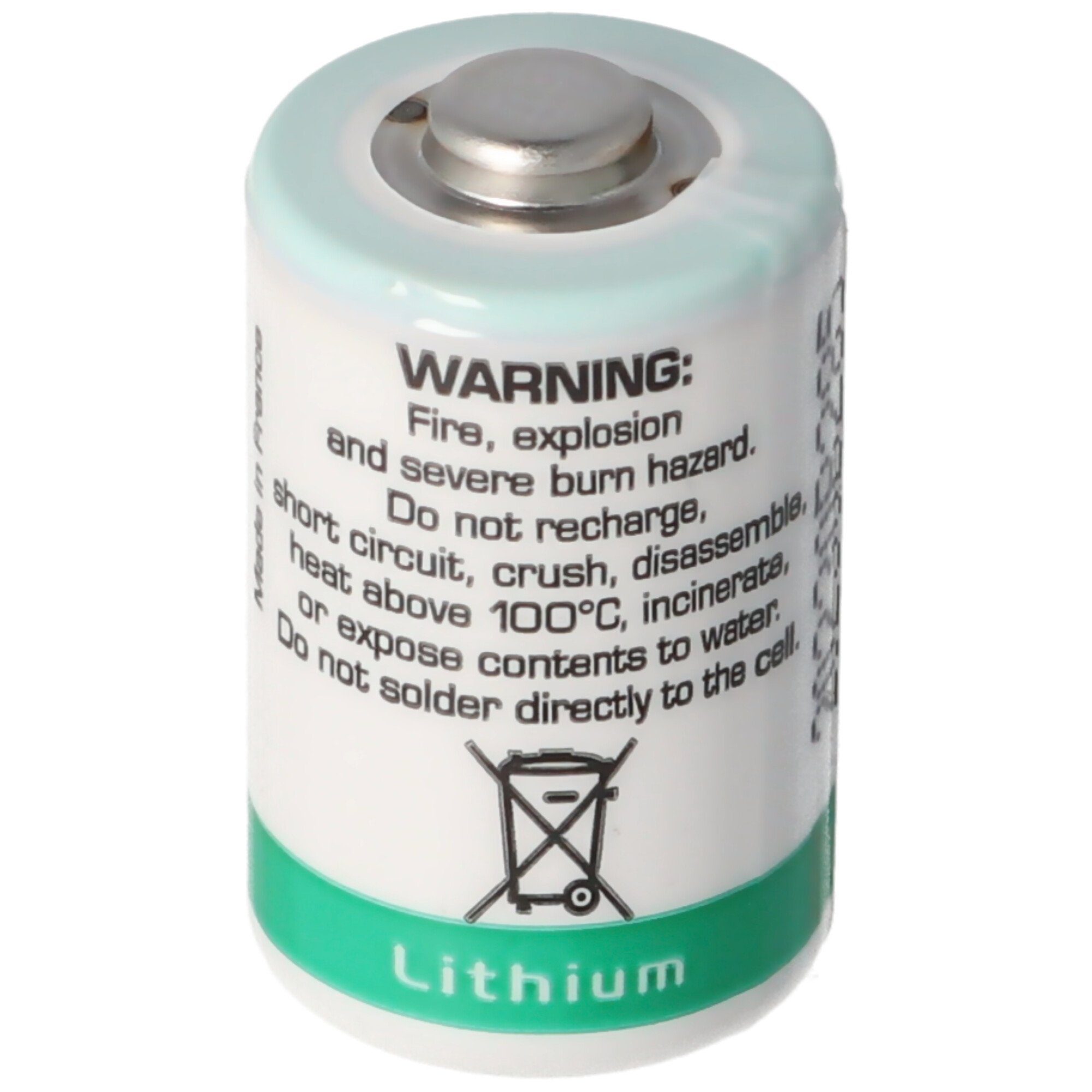1/2 Li-SOCI2, AA LST14250 SAFT Saft Batterie V) (3,6 Lithium Size LS14250 Batterie,