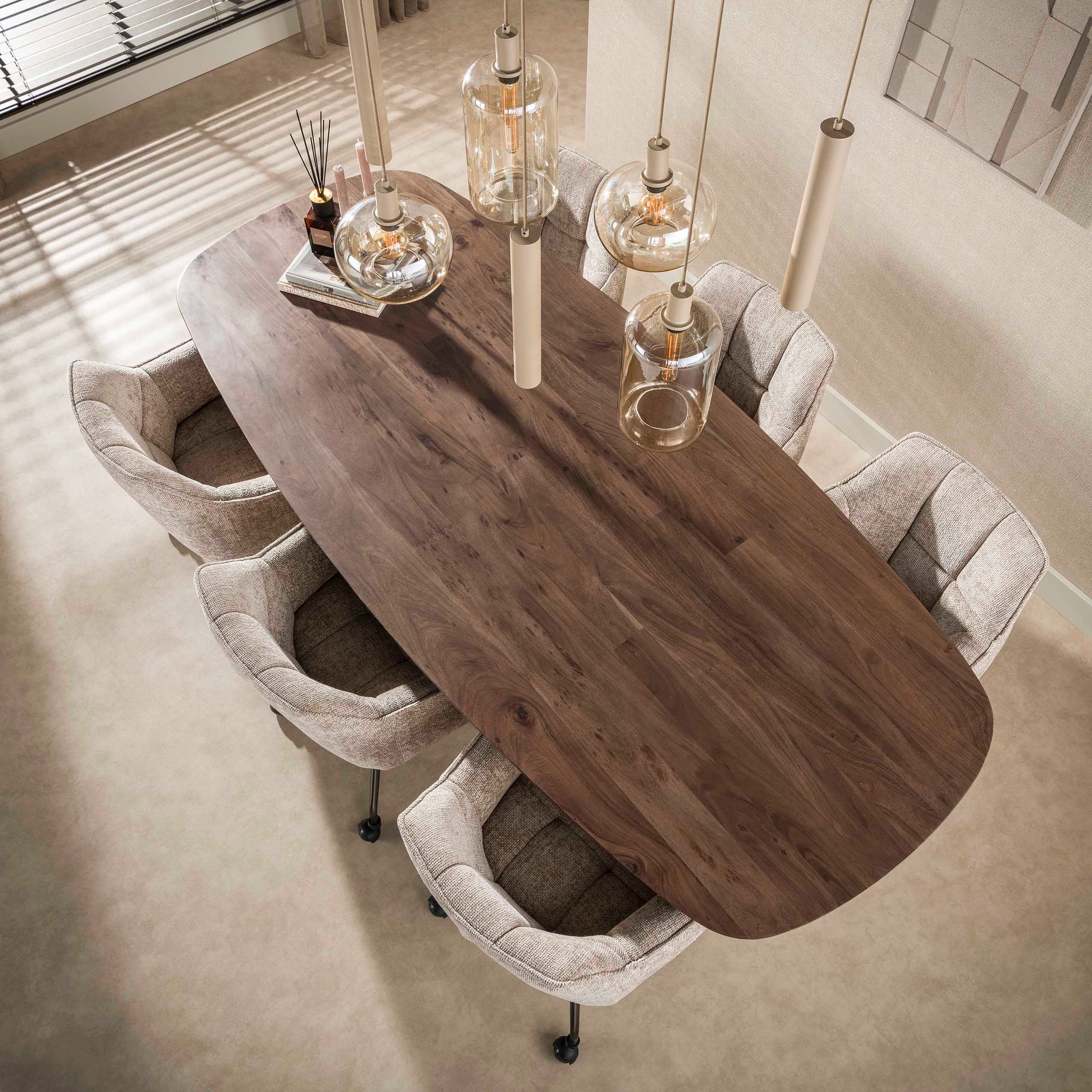 Sitheim-Europe Esstisch Arcadia dänisch oval 240cm / Massiv Akazie braun