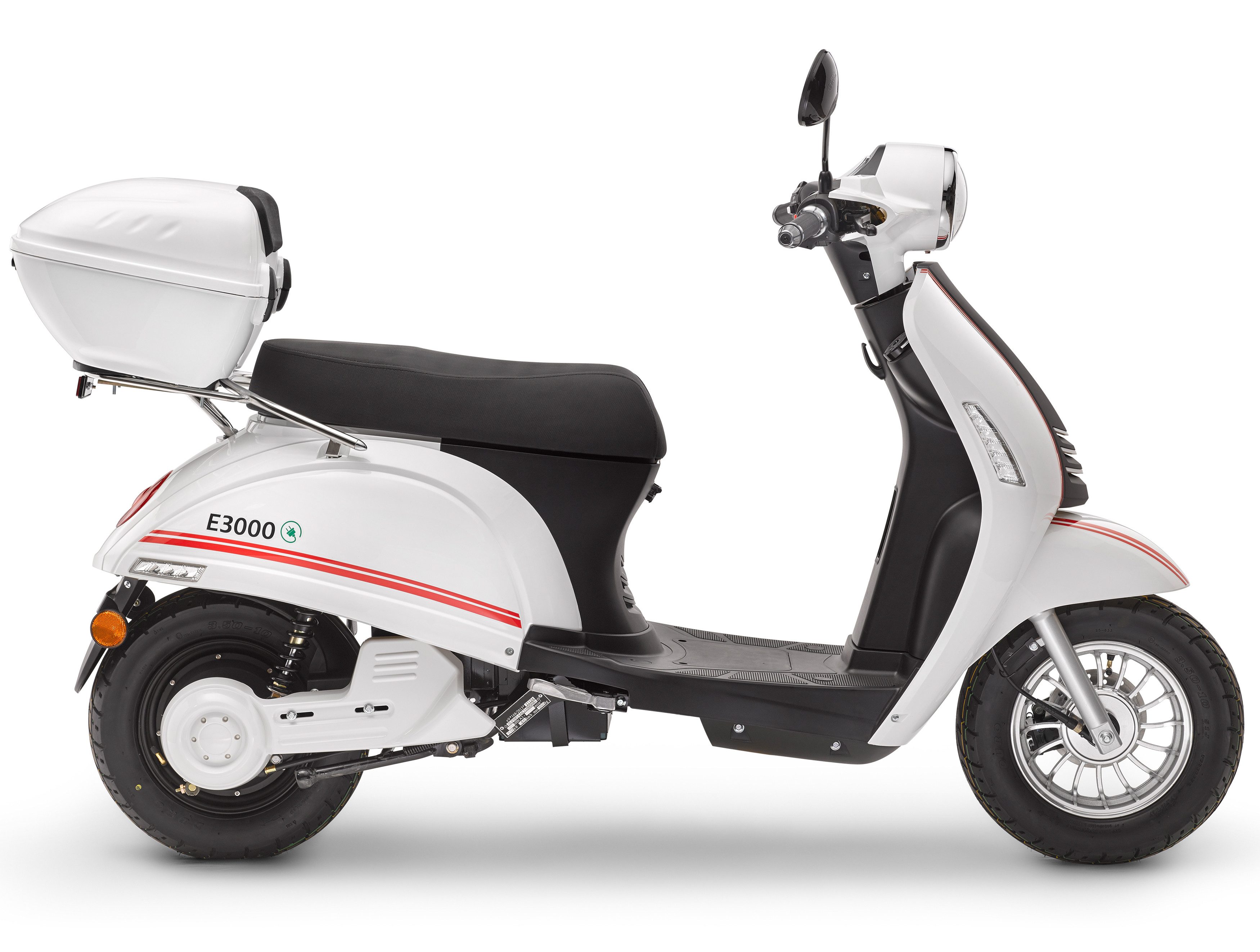 Luxxon E-Mofaroller E 3000, 3000 W, 25 km/h, bis zu 65 km Reichweite, mit Straßenzulassung, 2 Sitzplätze