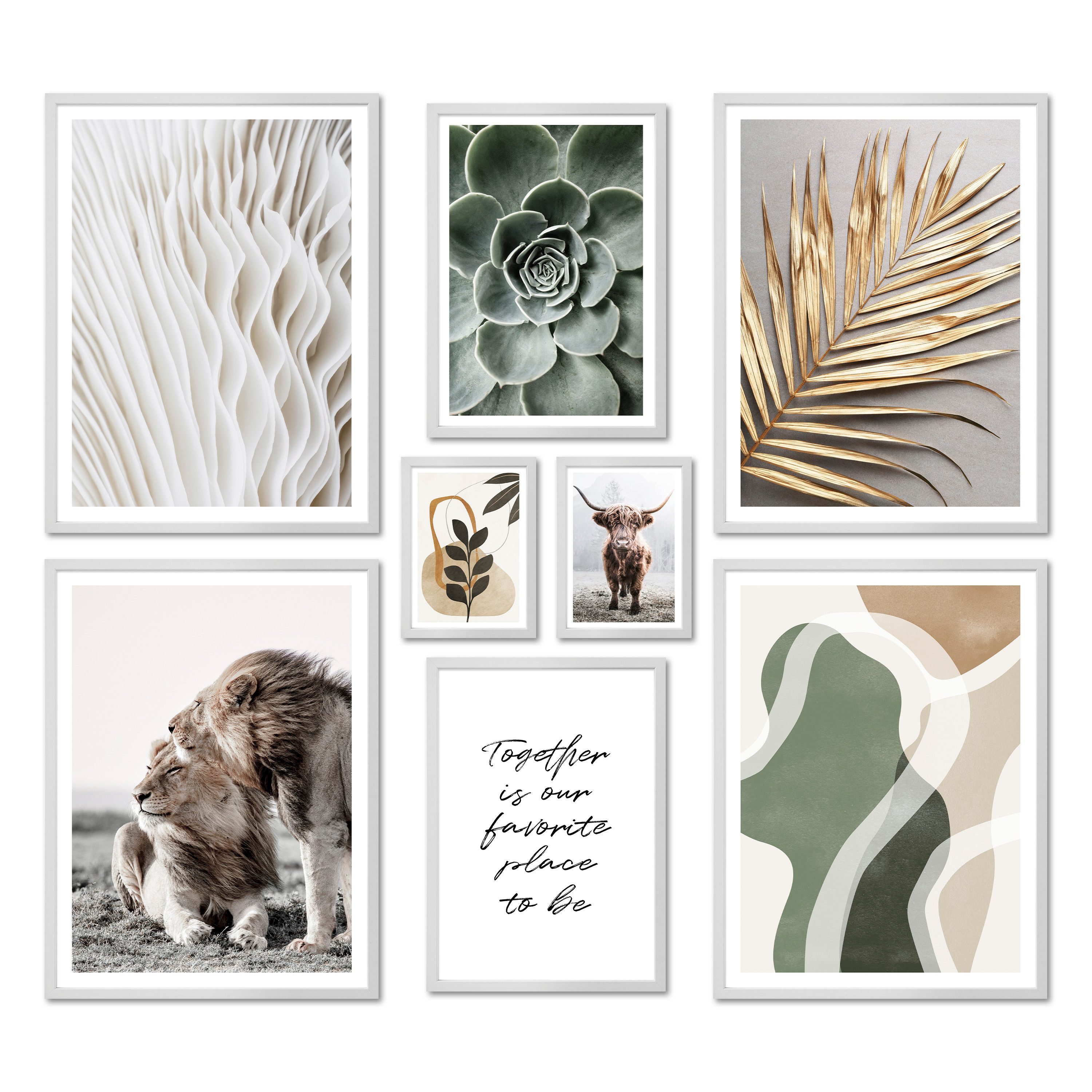 ARTFAVES Bilder-Collage Poster Set - ABSTRACT günstig online kaufen