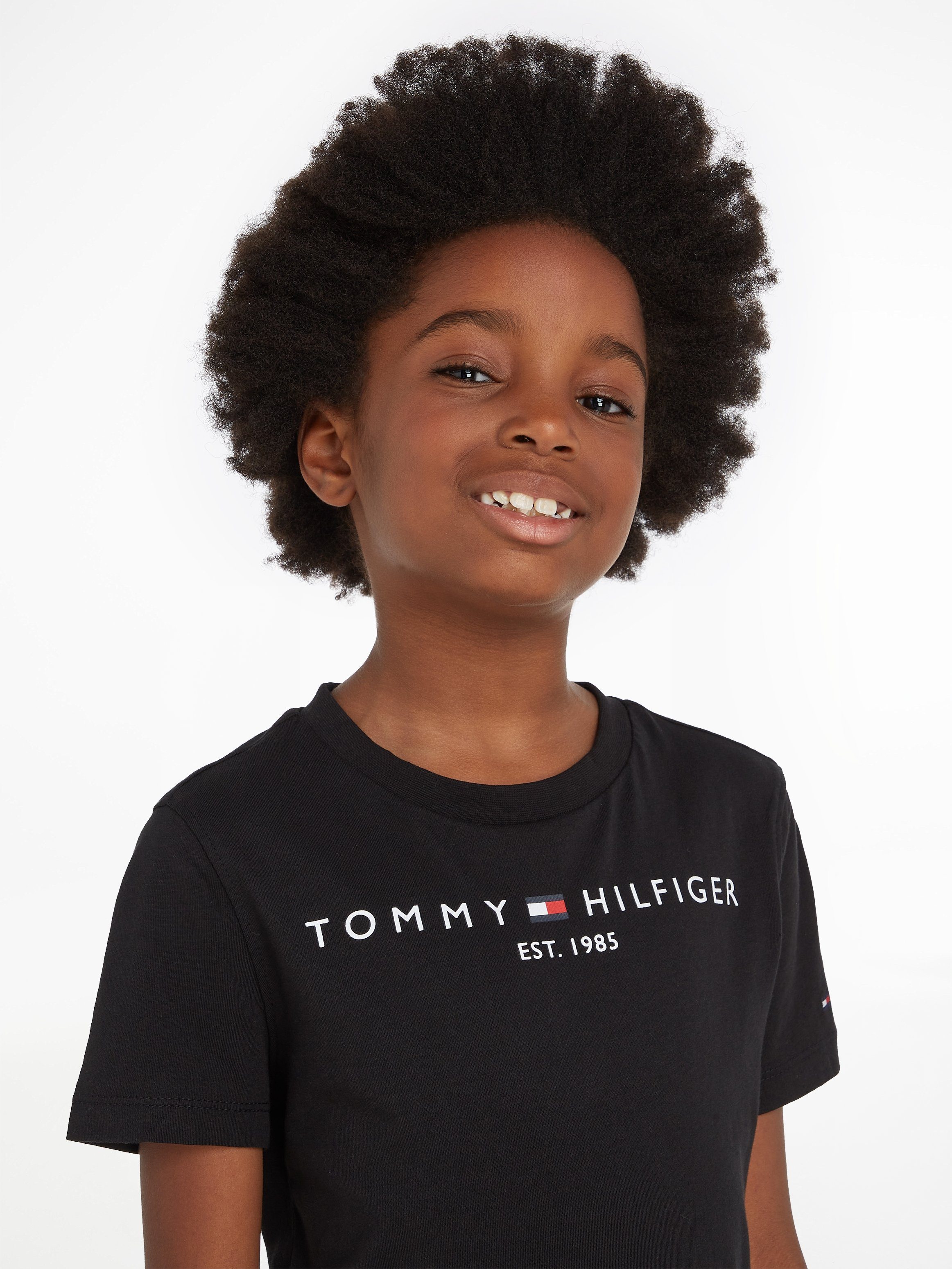 Mädchen für ESSENTIAL Hilfiger TEE Tommy Jungen T-Shirt und