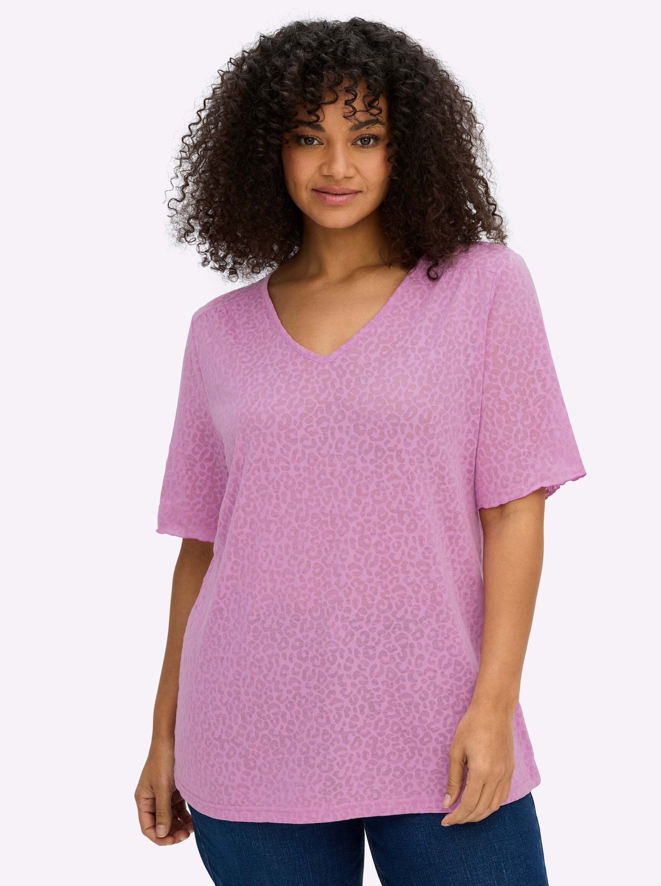 Sheego T-Shirt Shirt Kurzarm