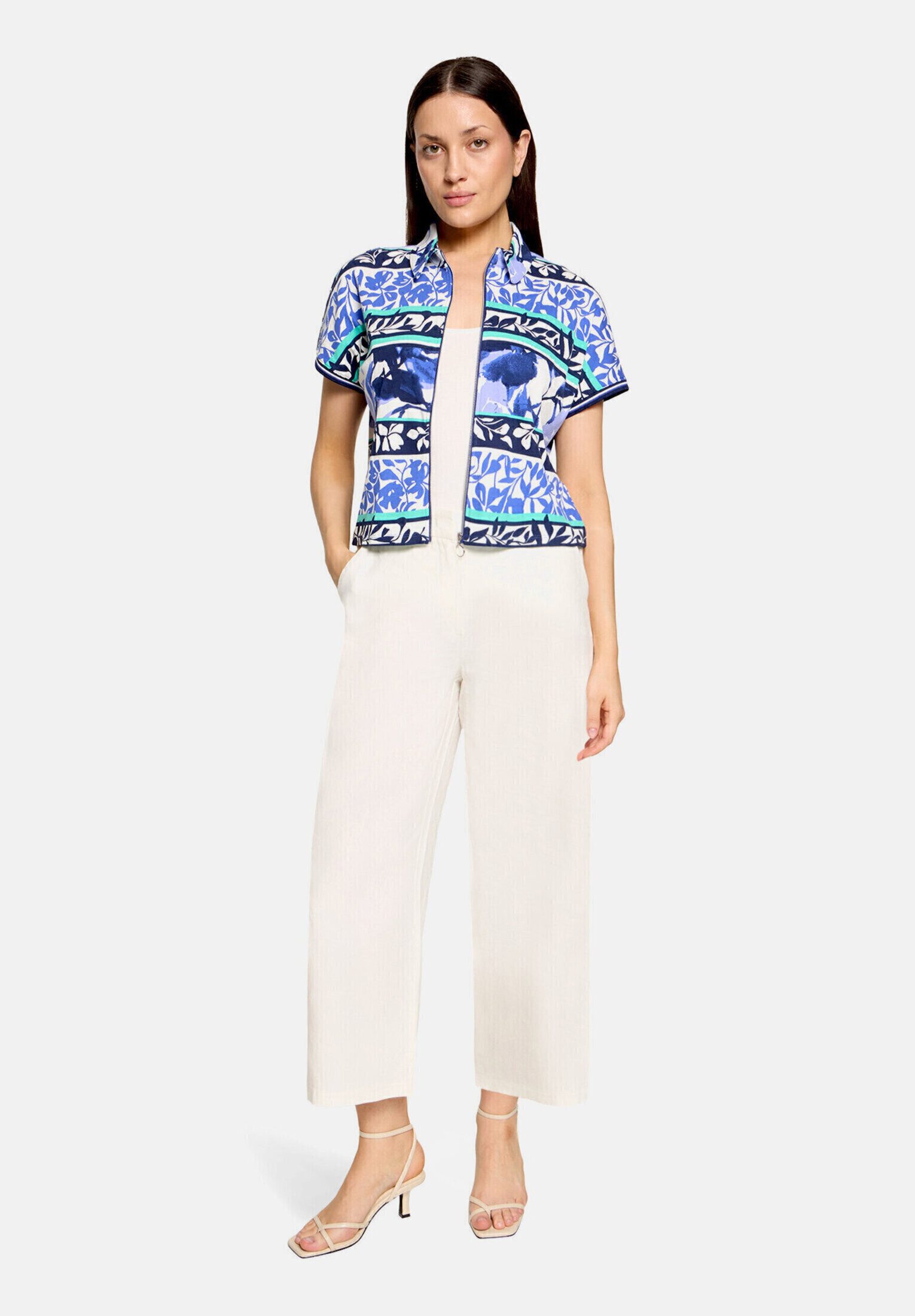 Betty Barclay Leinenhose Damen unifarben Material