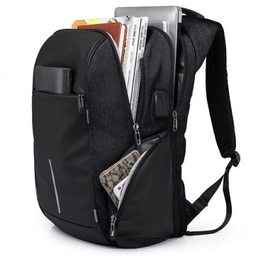 PEAK TIME Tagesrucksack PT-304, Cityrucksack mit praktischen Seitentaschen