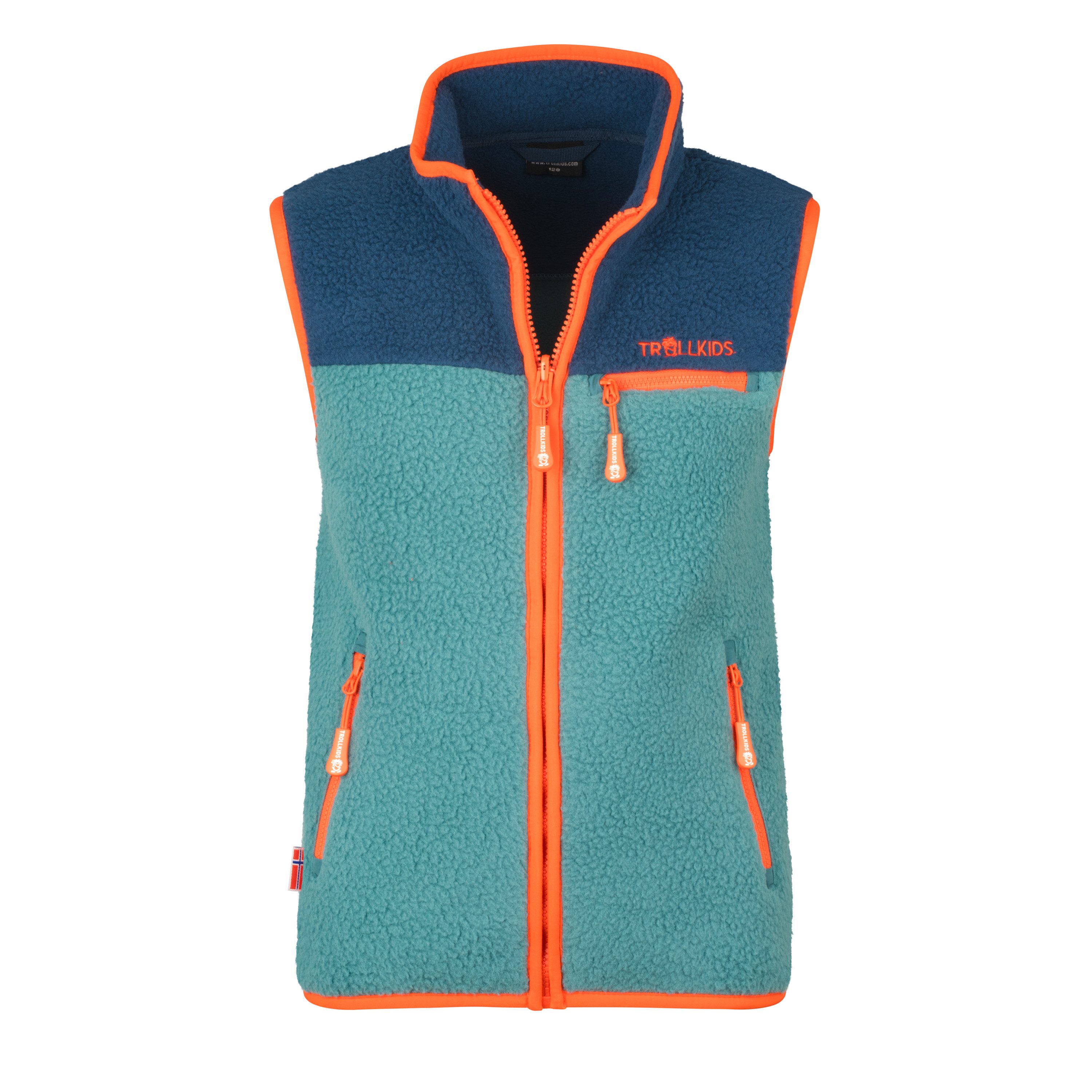 TROLLKIDS Fleeceweste Hemsedal Zip-in-System-kompatibel