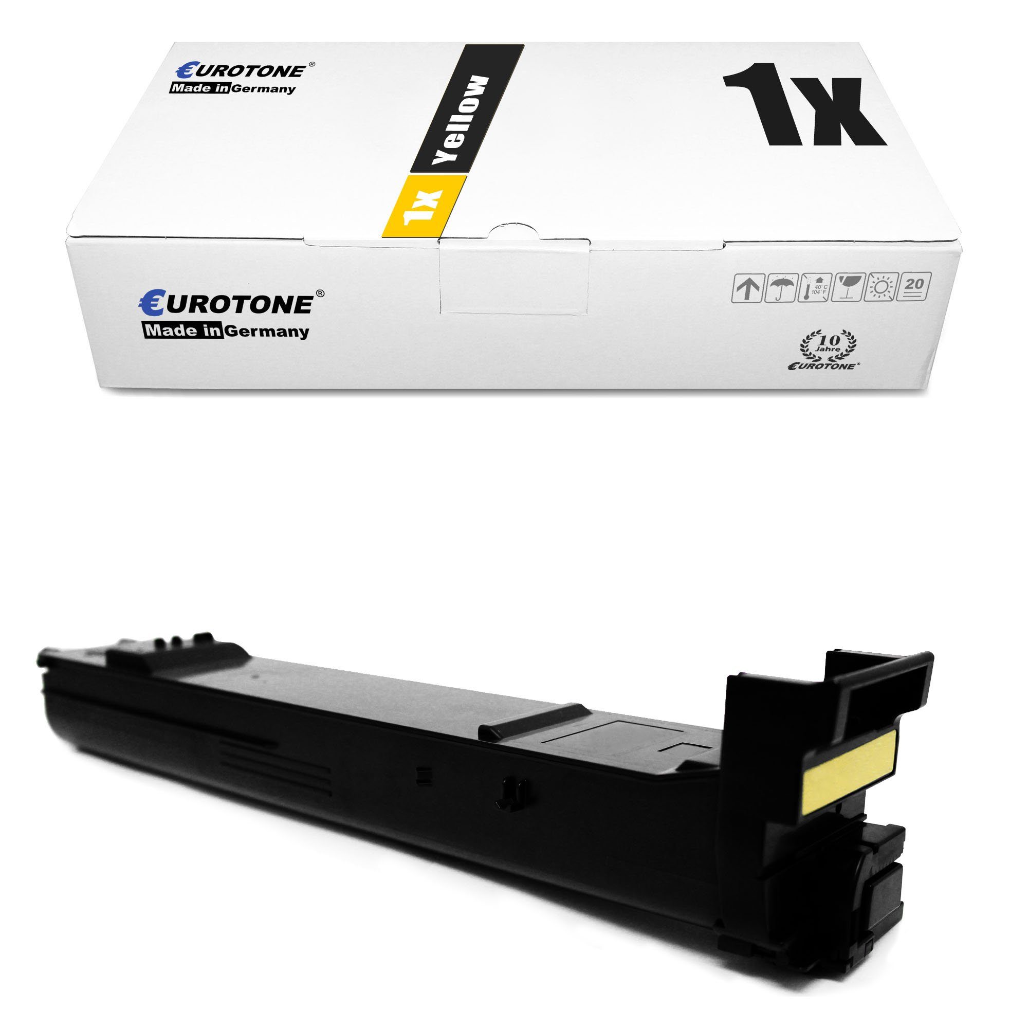 Eurotone Tonerkartusche Toner ersetzt 4650 A0DK252 Minolta Yellow Konica